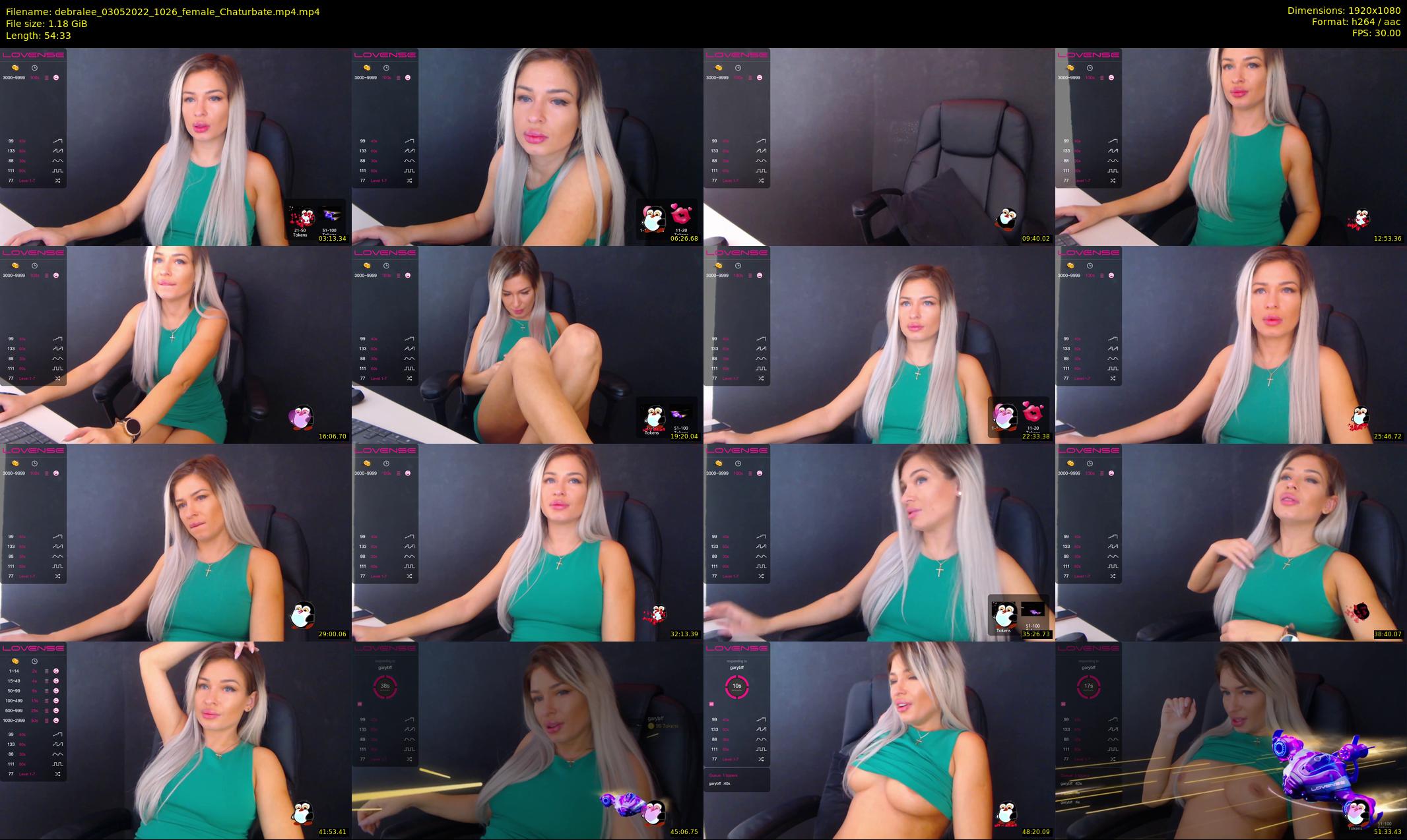 debralee — 55 minute Chaturbate female cam show recording, 1080p, May 3, 2022
