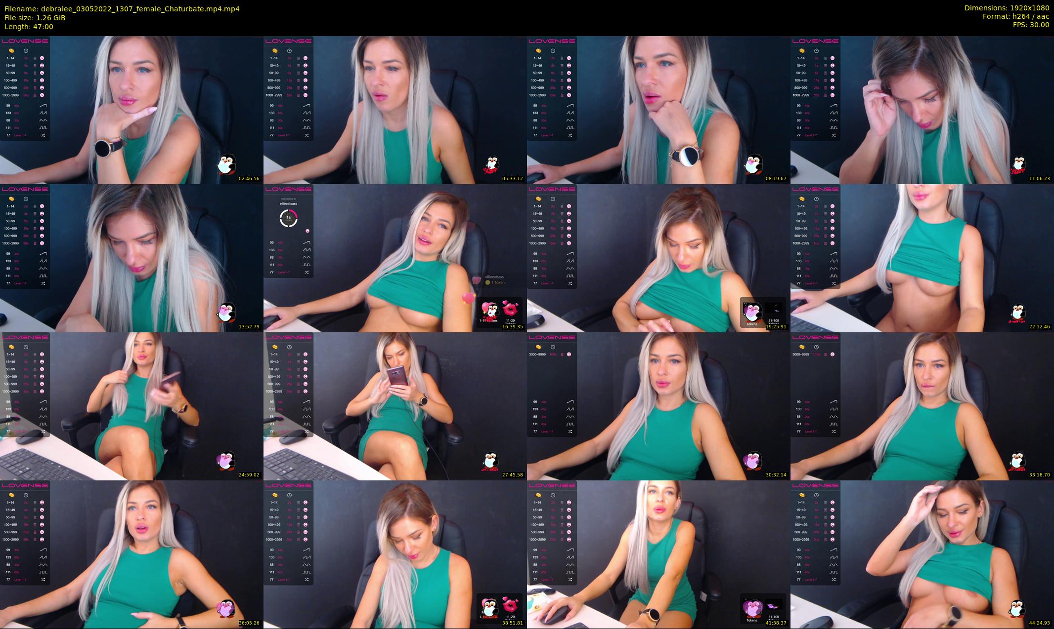 debralee — 47 minute Chaturbate female cam show recording, 1080p, May 3, 2022