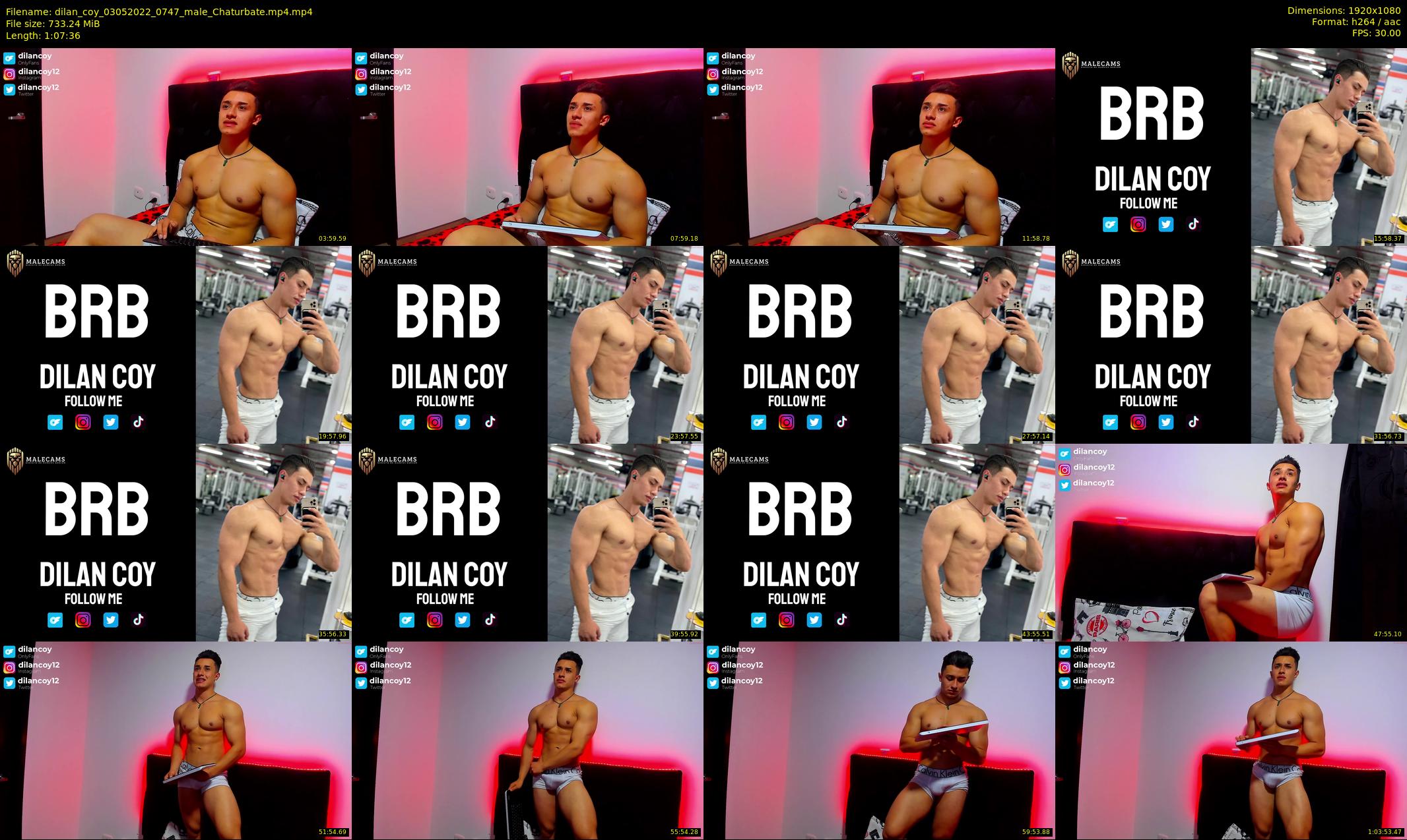 dilan_coy — 68 minute Chaturbate male cam show recording, 1080p, May 3, 2022