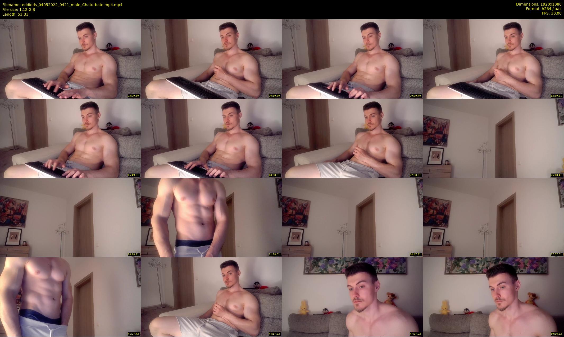 eddieds — 54 minute Chaturbate male cam show recording, 1080p, May 4, 2022