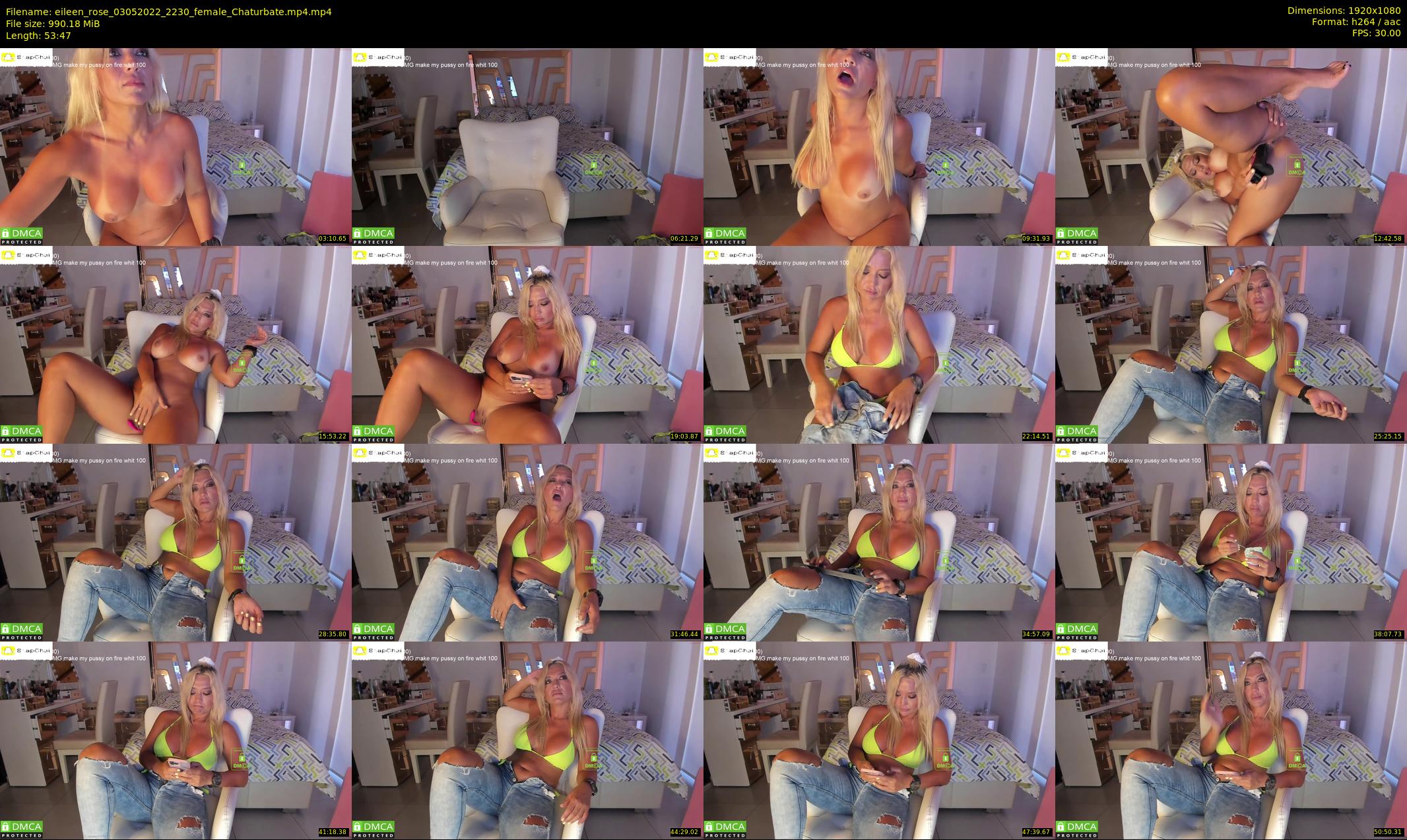 eileen_rose — 54 minute Chaturbate female cam show recording, 1080p, May 3, 2022