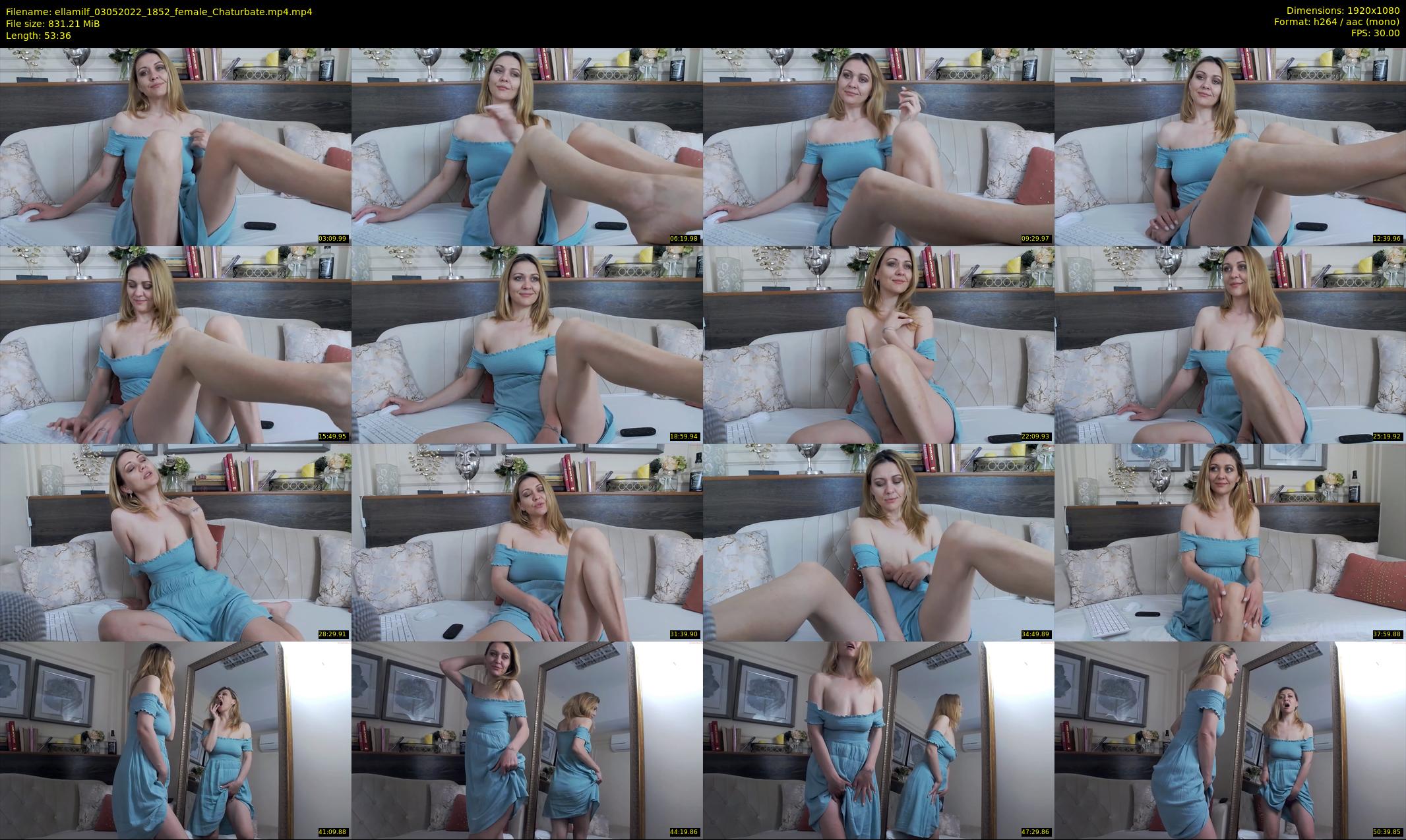 ellamilf — 54 minute Chaturbate female cam show recording, 1080p, May 3, 2022