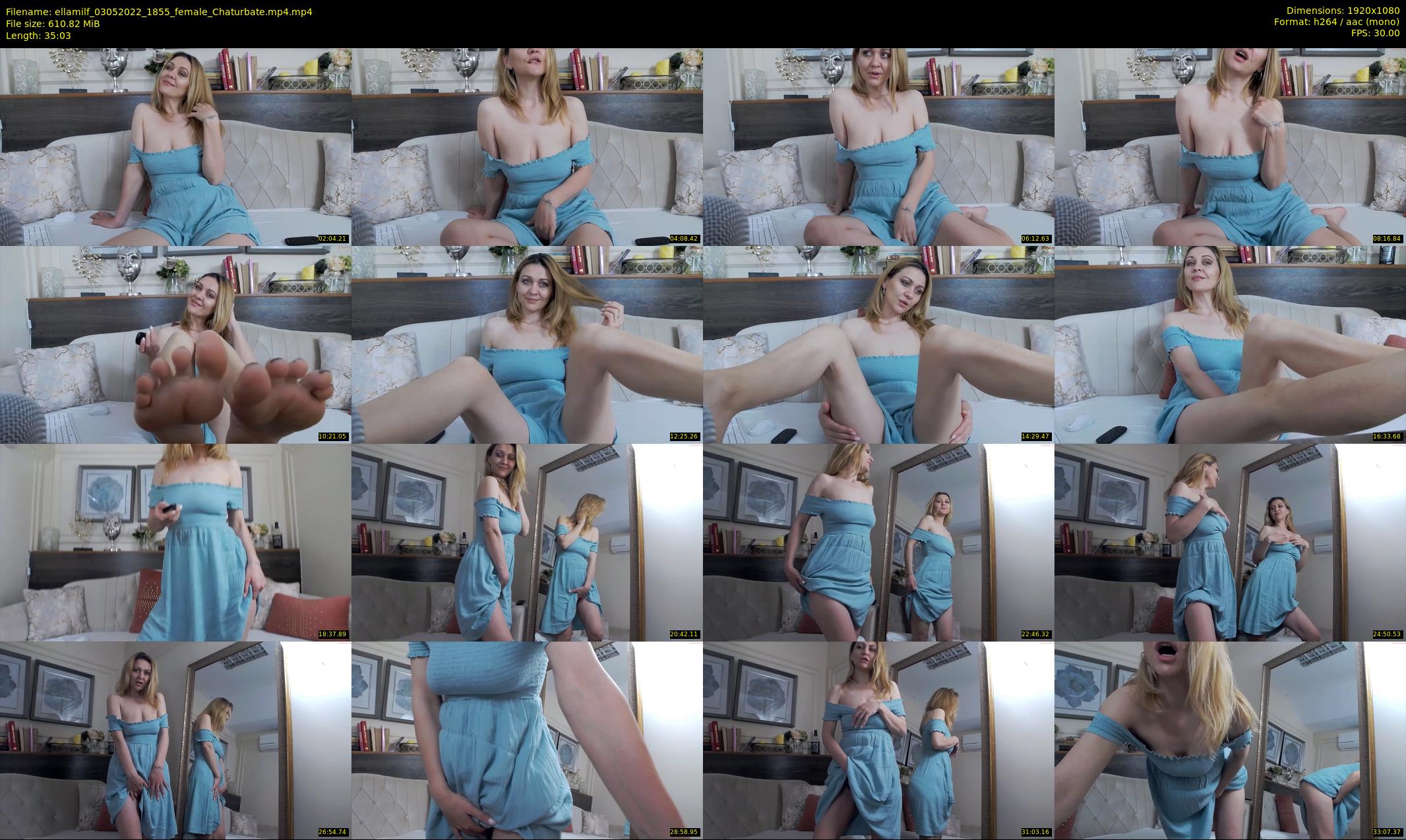 ellamilf — 36 minute Chaturbate female cam show recording, 1080p, May 3, 2022