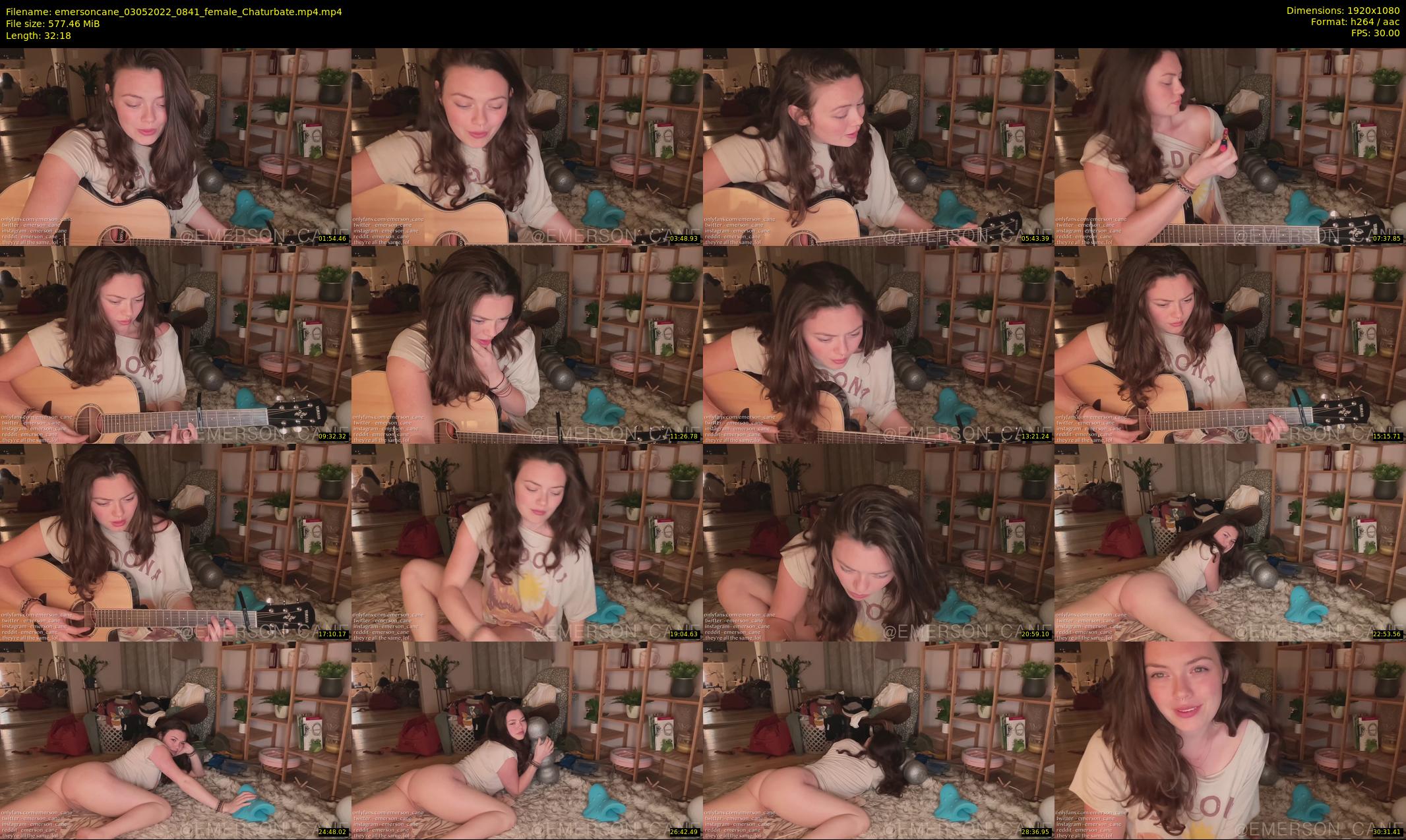 emersoncane — 33 minute Chaturbate female cam show recording, 1080p, May 3, 2022