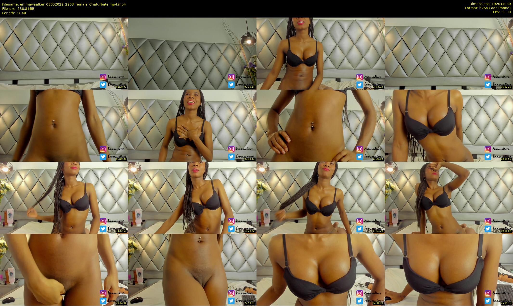 emmawaalker — 28 minute Chaturbate female cam show recording, 1080p, May 3, 2022