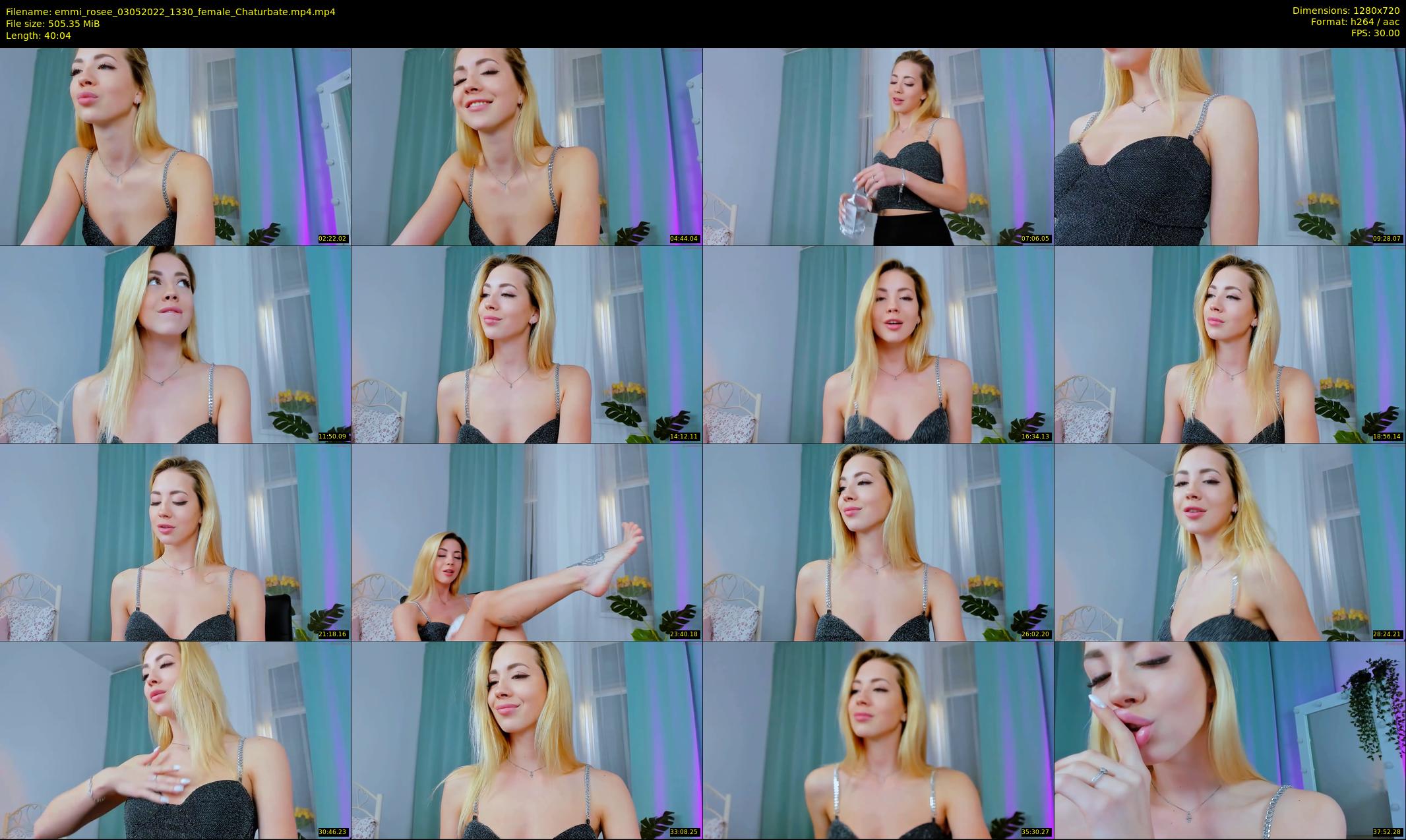 emmi_rosee — 41 minute Chaturbate female cam show recording, 720p, May 3, 2022