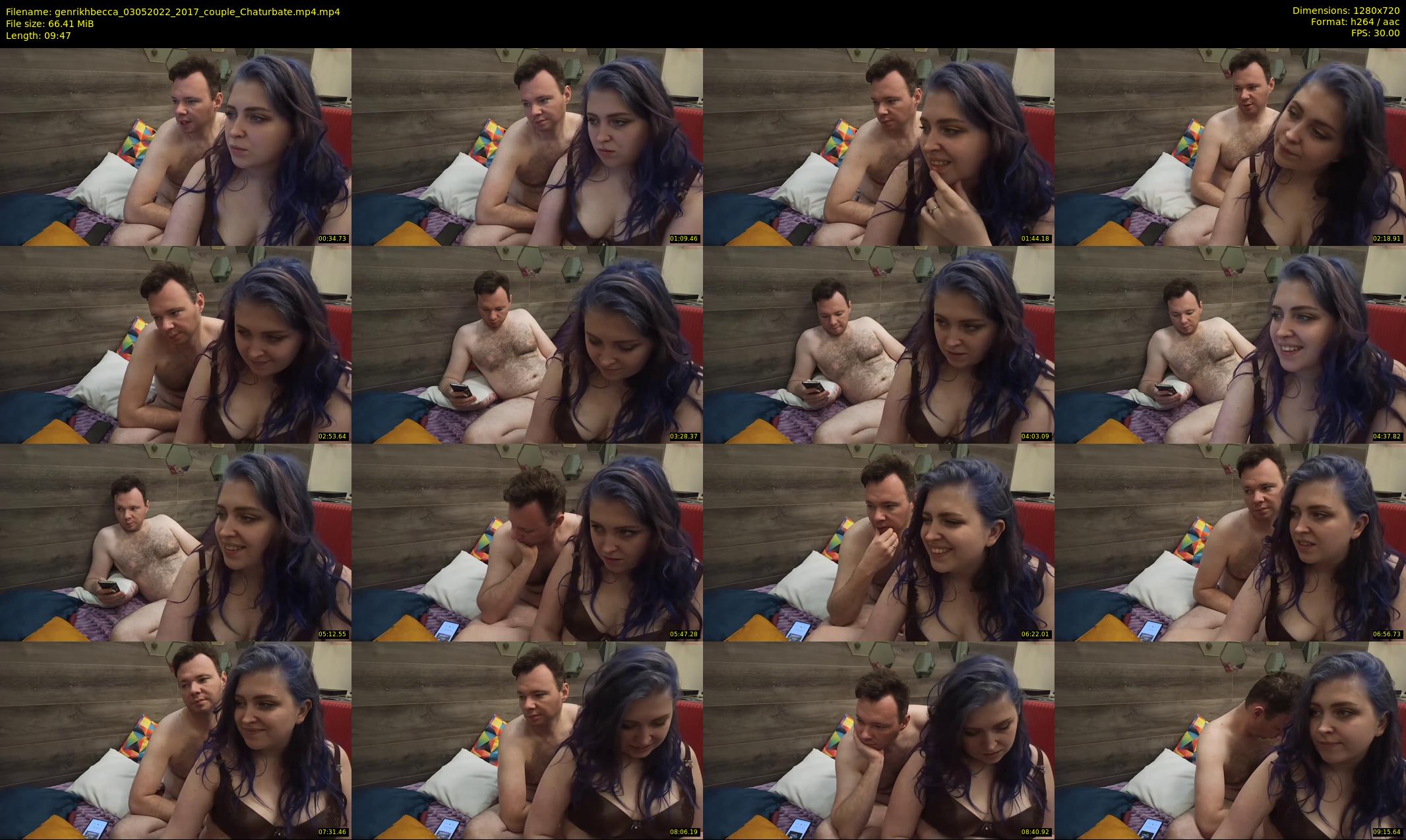 genrikhbecca — 10 minute Chaturbate couple cam show recording, 720p, May 3, 2022