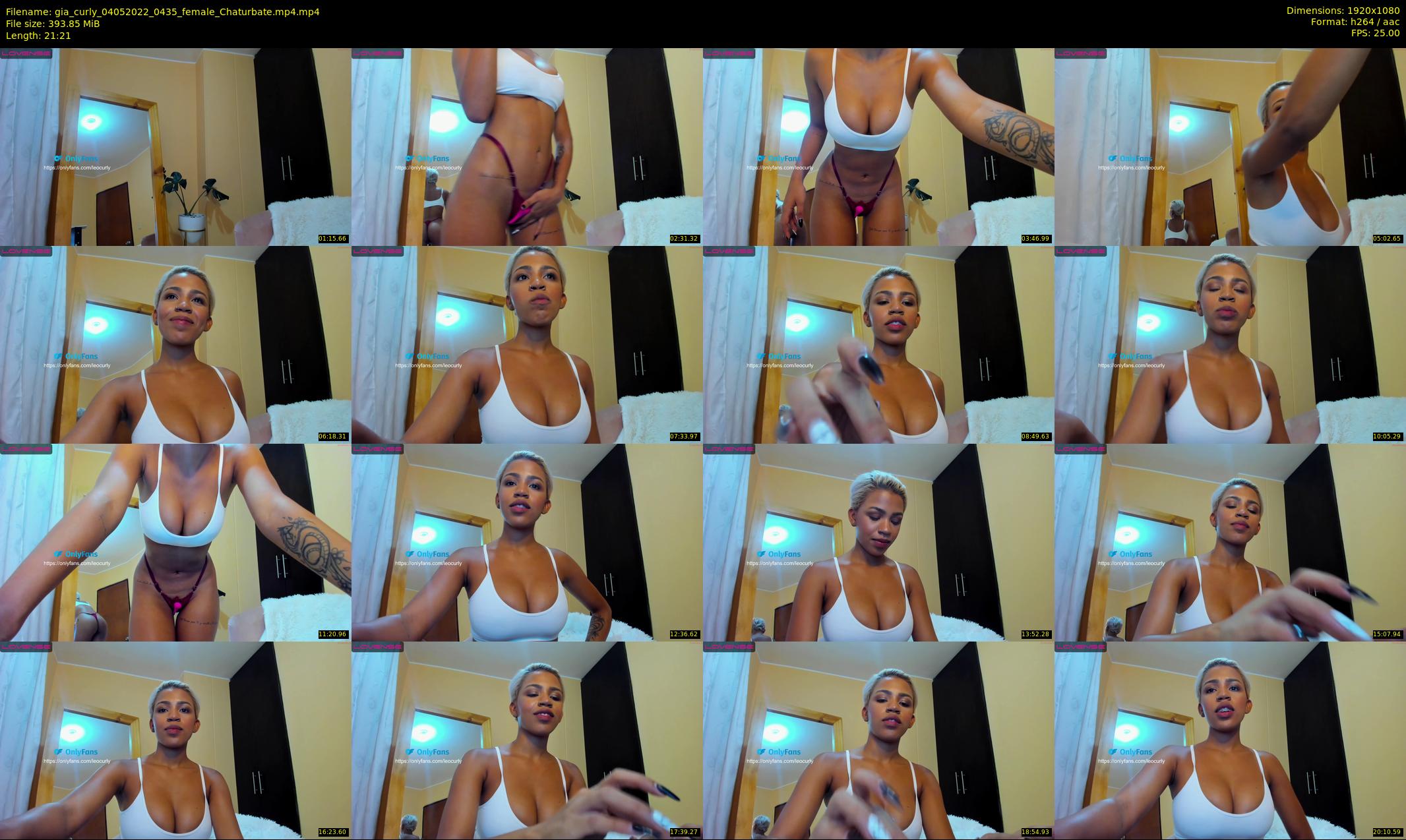 gia_curly — 22 minute Chaturbate female cam show recording, 1080p, May 4, 2022