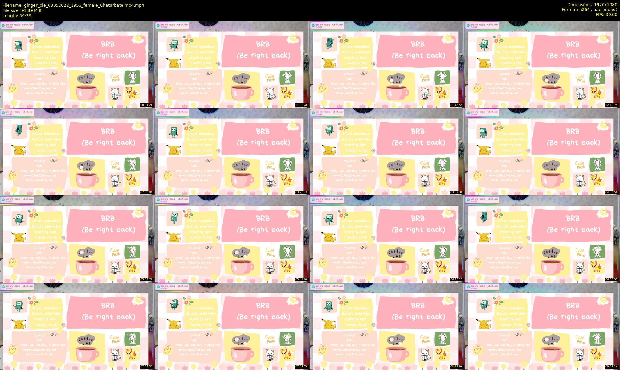 ginger_pie — 10 minute Chaturbate female cam show recording, 1080p, May 3, 2022