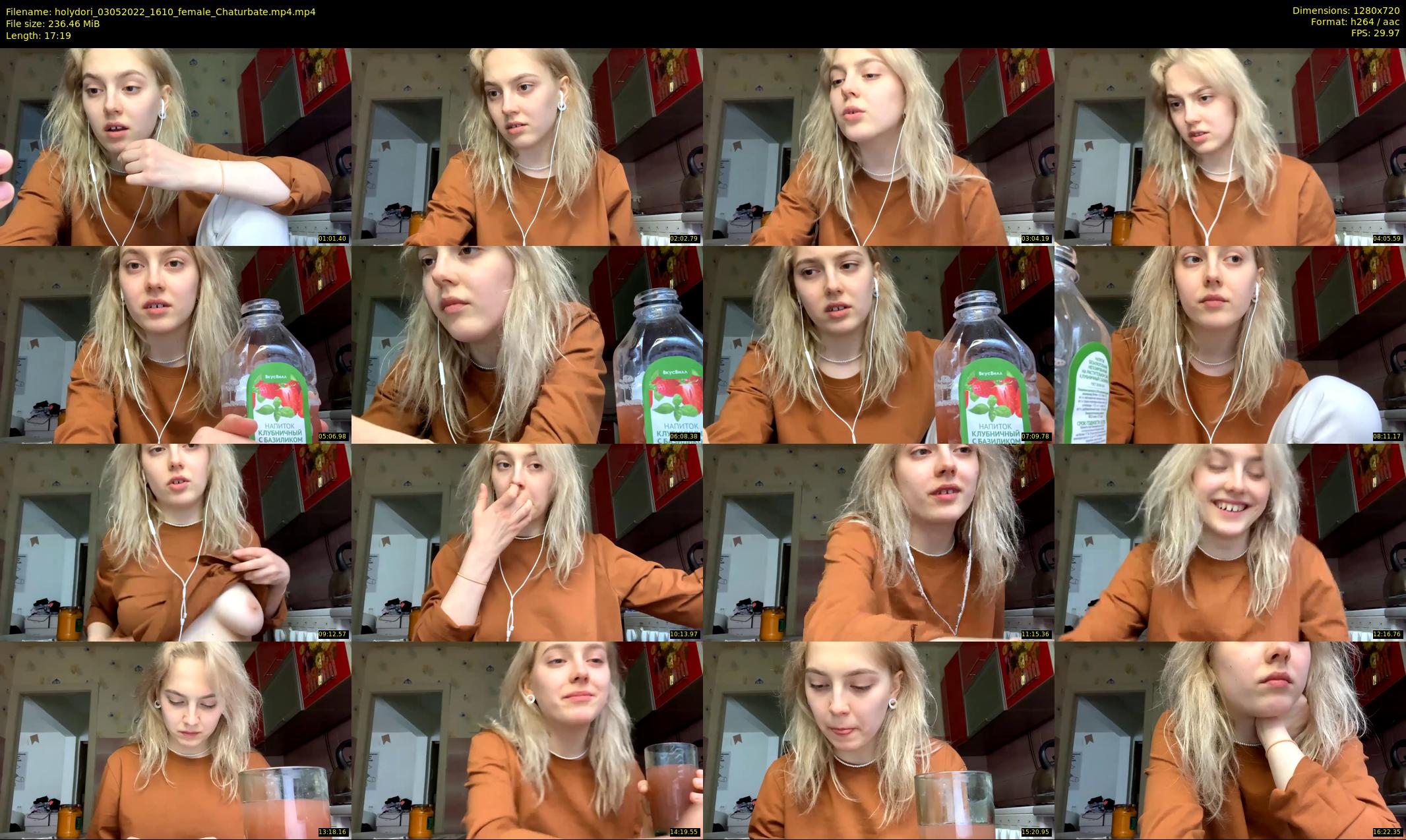 holydori — 18 minute Chaturbate female cam show recording, 720p, May 3, 2022