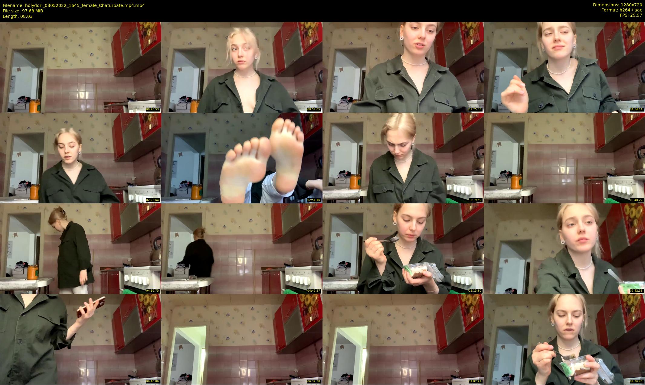 holydori — 9 minute Chaturbate female cam show recording, 720p, May 3, 2022