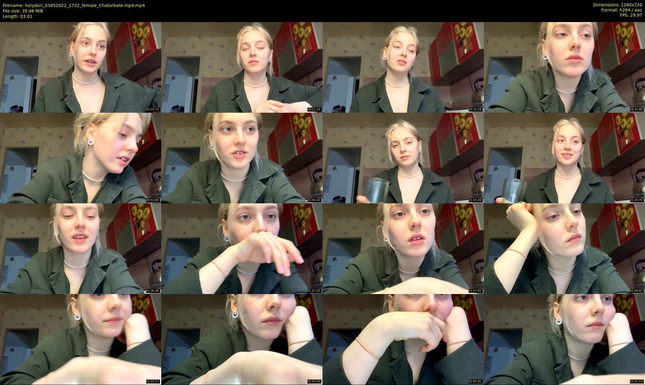 holydori — 4 minute Chaturbate female cam show recording, 720p, May 3, 2022