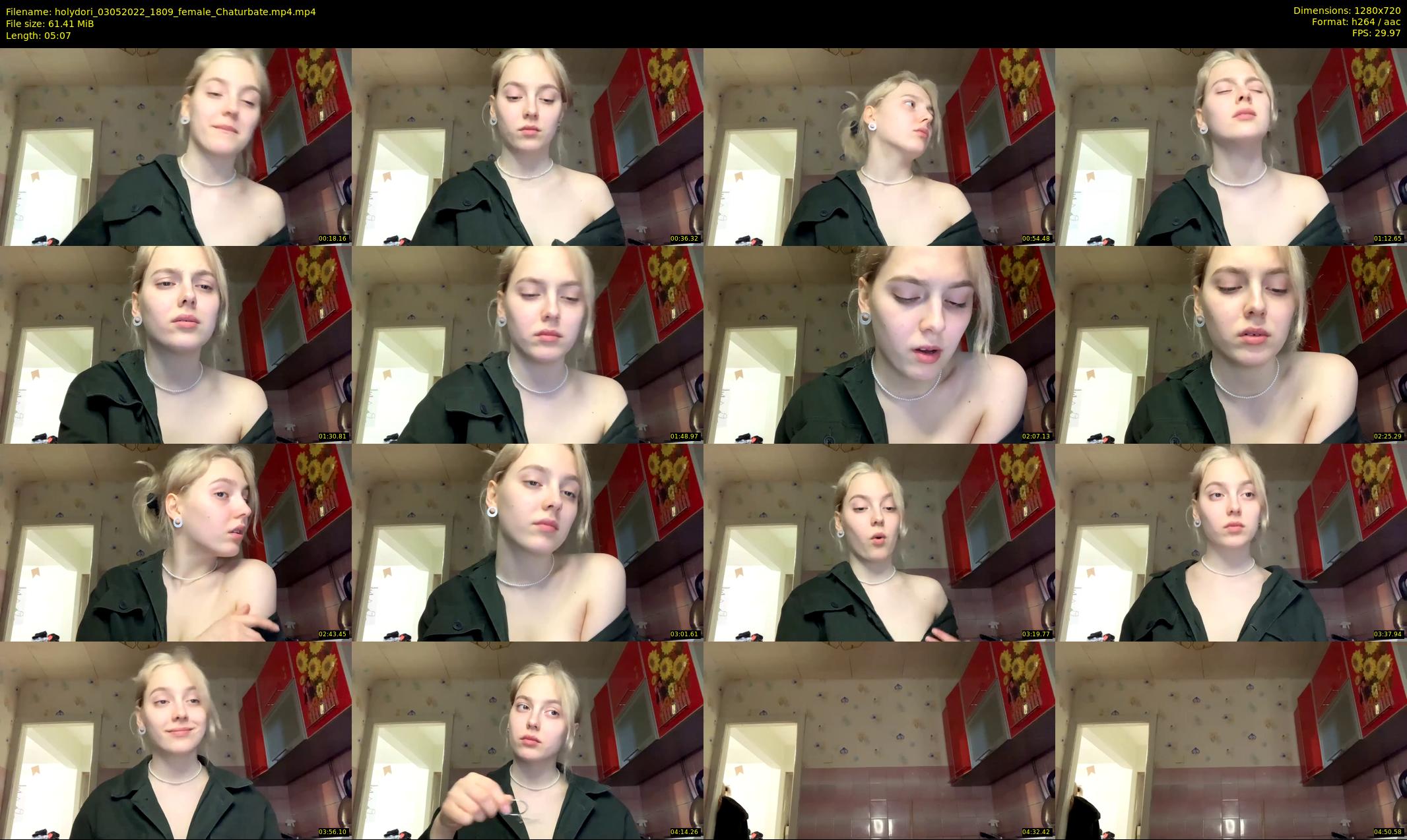 holydori — 6 minute Chaturbate female cam show recording, 720p, May 3, 2022