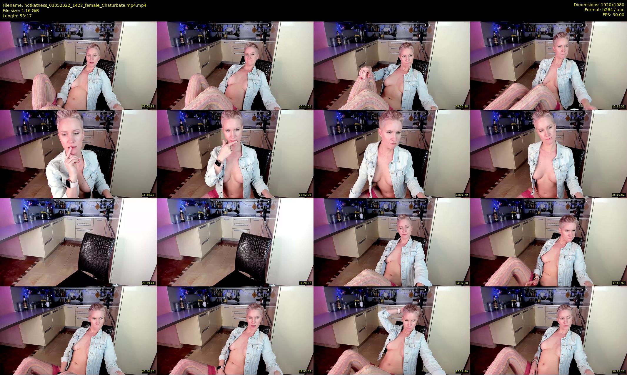 hotkatness — 54 minute Chaturbate female cam show recording, 1080p, May 3, 2022
