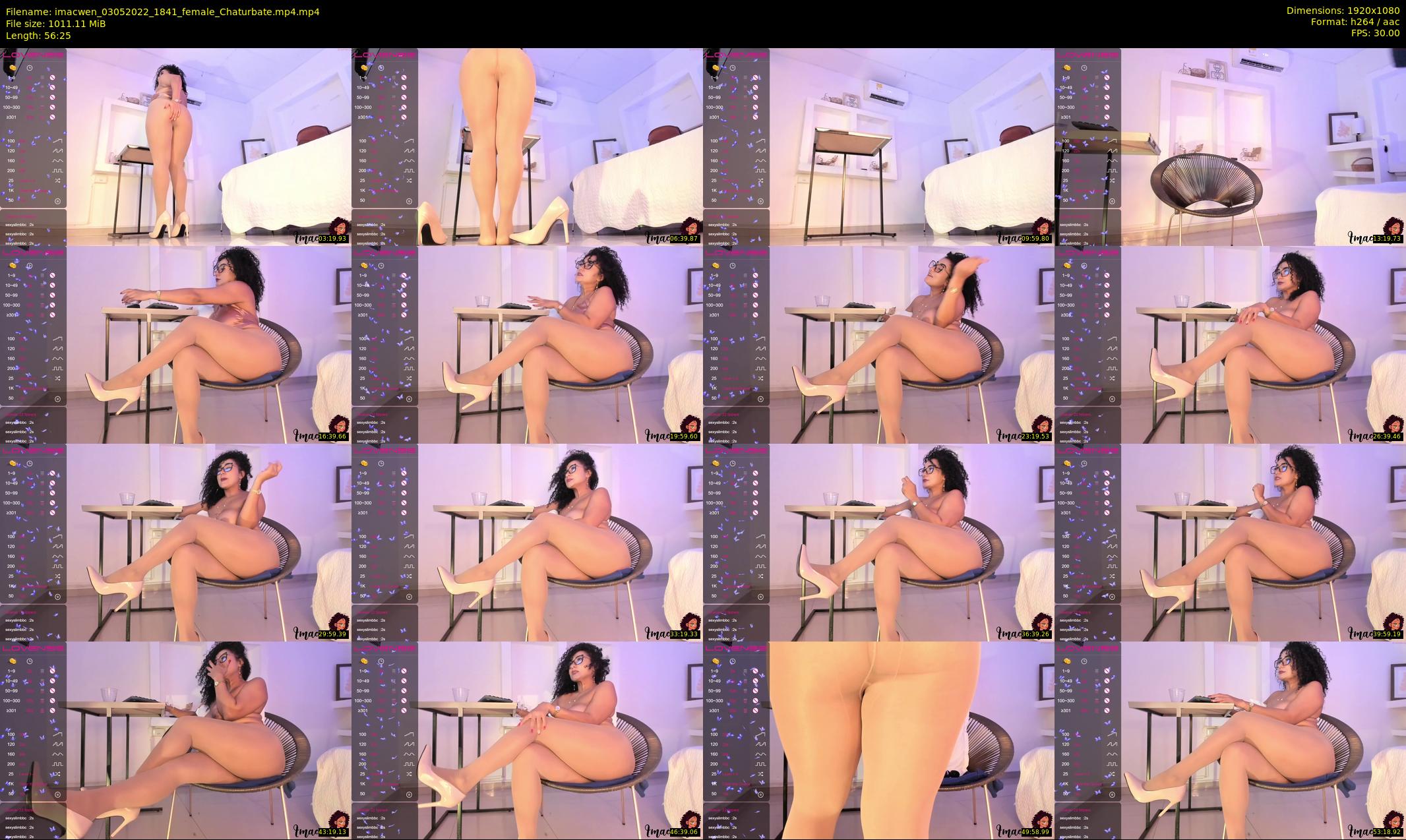 imacwen — 57 minute Chaturbate female cam show recording, 1080p, May 3, 2022