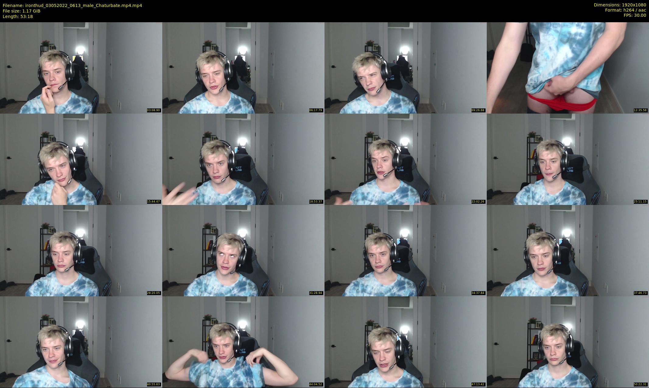 ironthud — 54 minute Chaturbate male cam show recording, 1080p, May 3, 2022