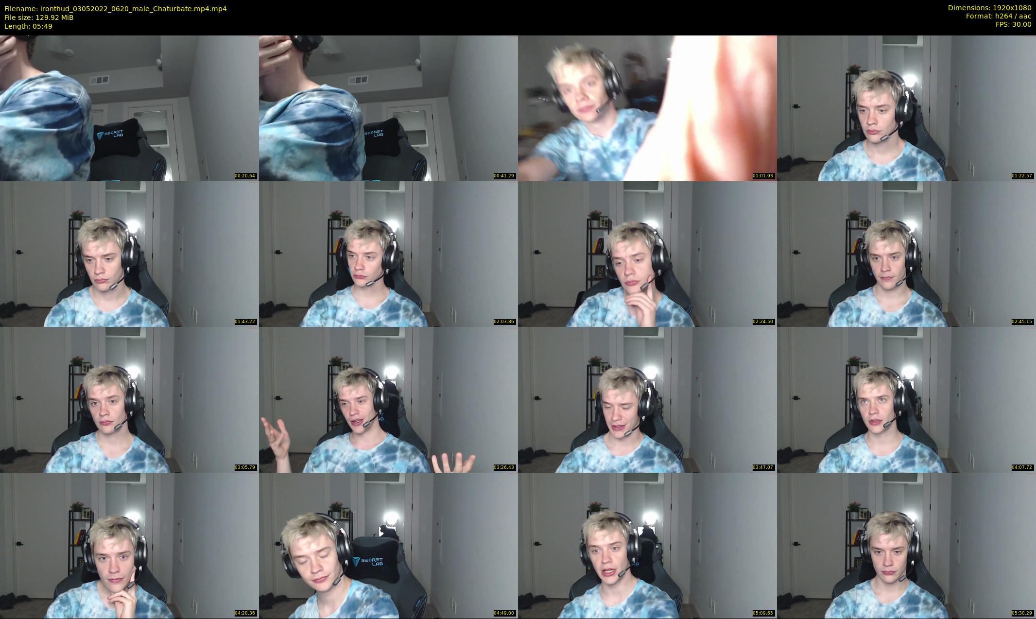 ironthud — 6 minute Chaturbate male cam show recording, 1080p, May 3, 2022