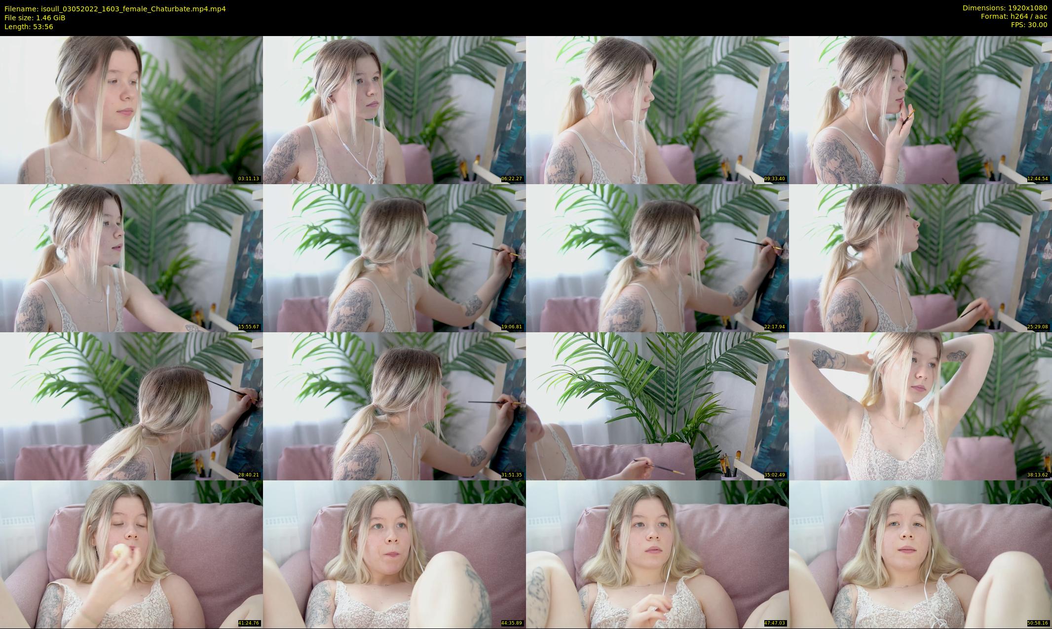 isoull — 54 minute Chaturbate female cam show recording, 1080p, May 3, 2022