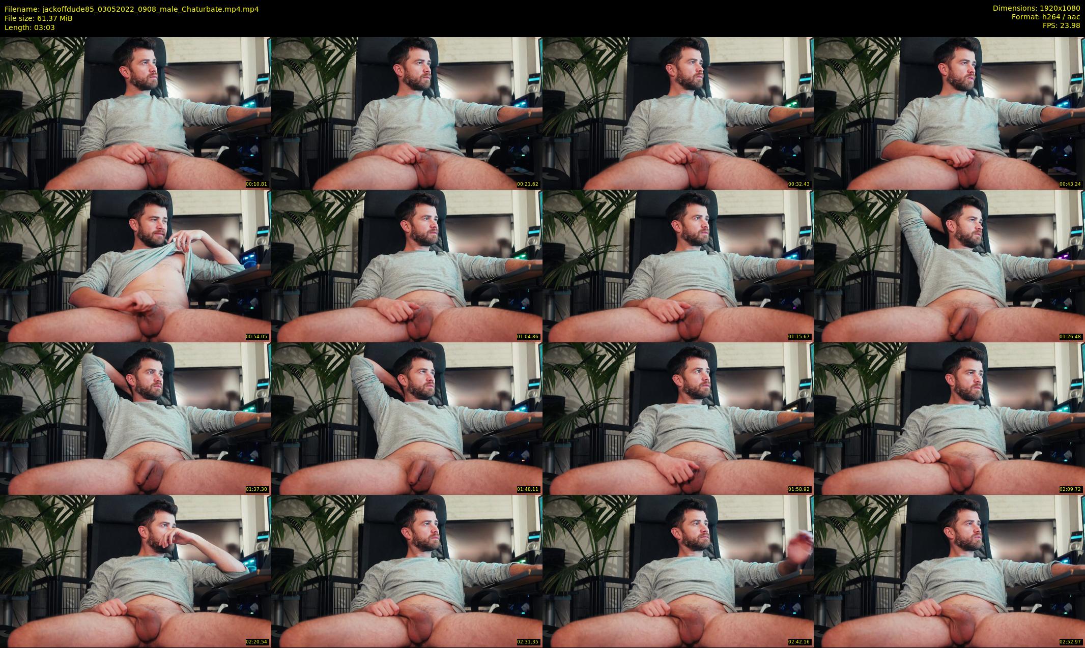 jackoffdude85 — 4 minute Chaturbate male cam show recording, 1080p, May 3, 2022