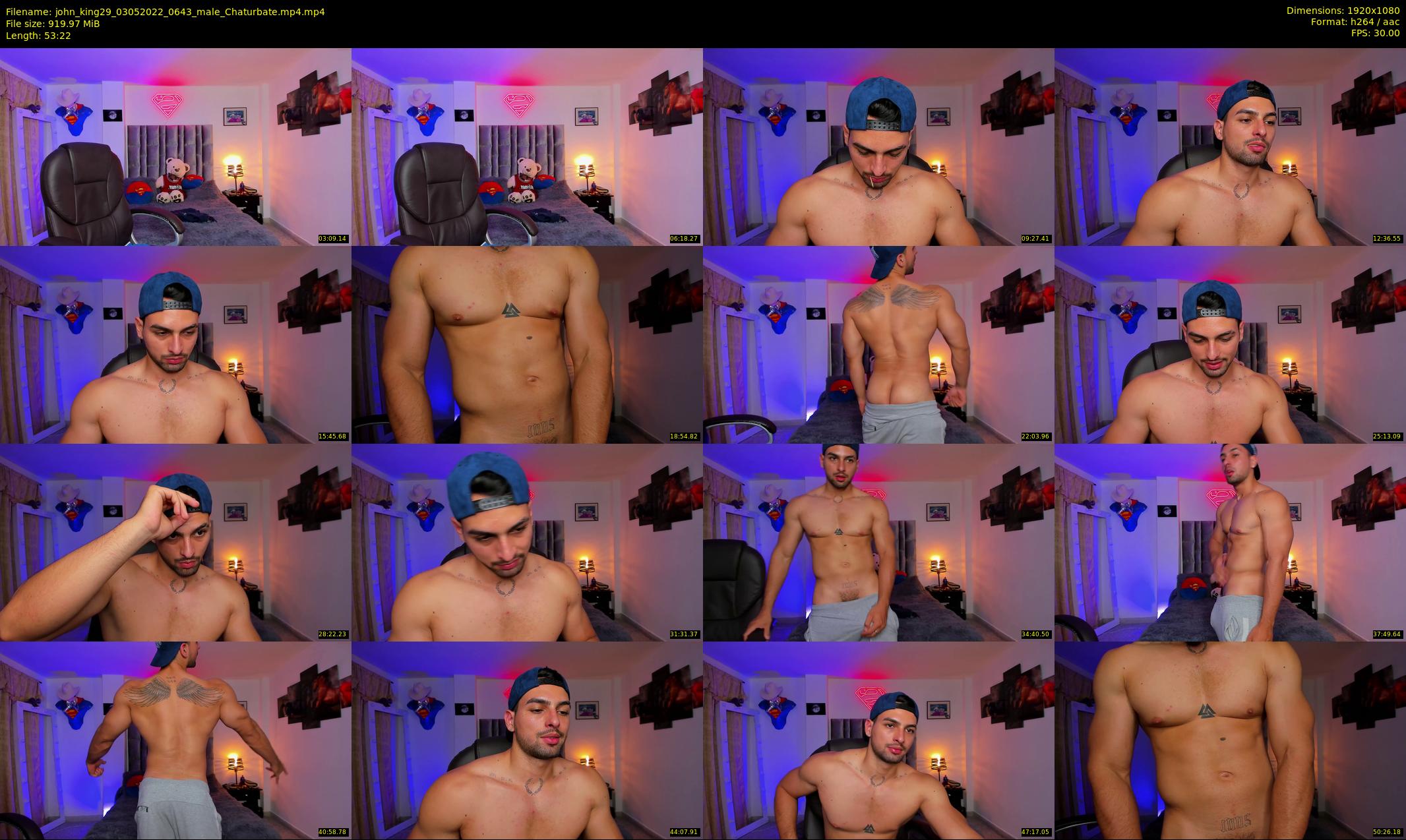 john_king29 — 54 minute Chaturbate male cam show recording, 1080p, May 3, 2022
