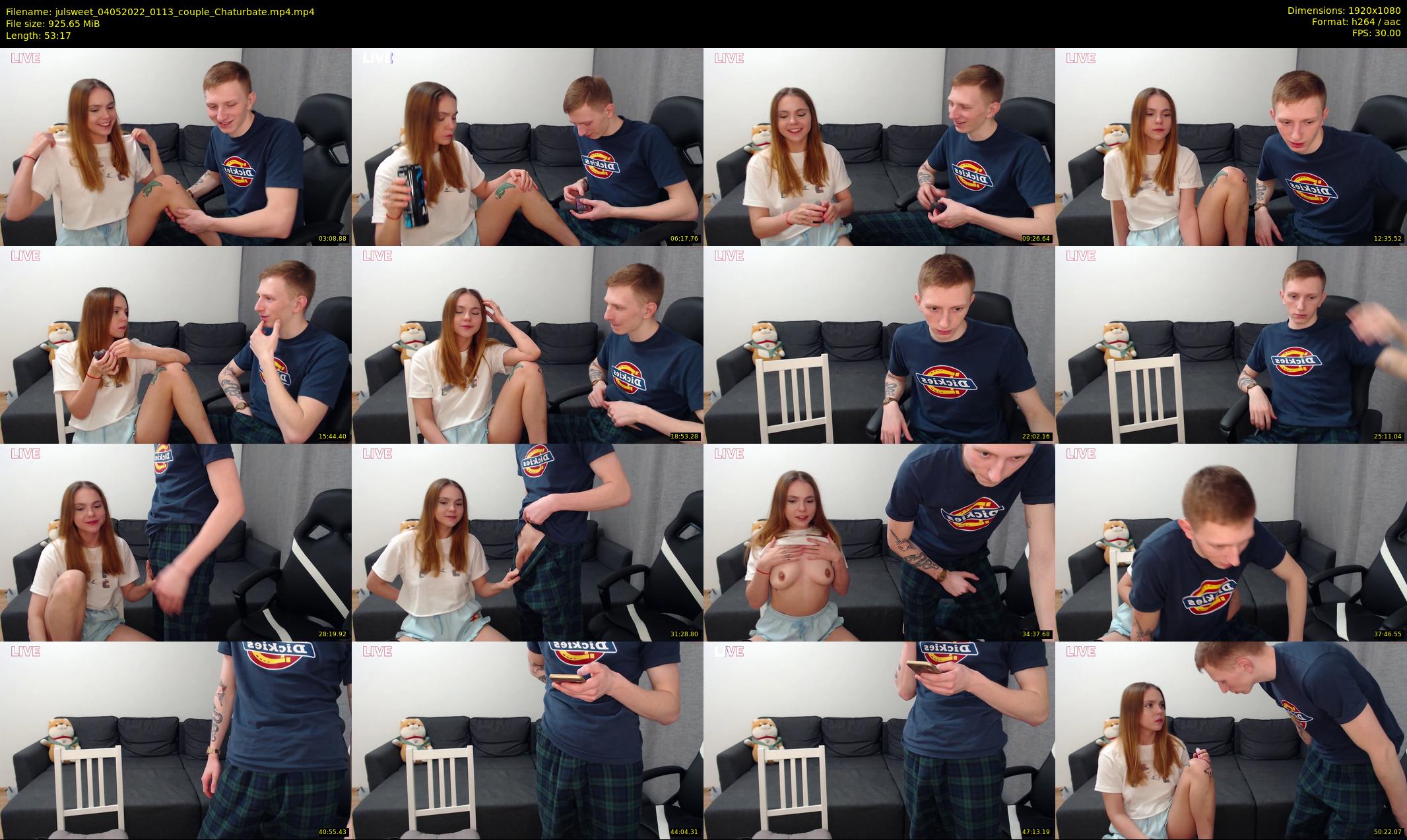 julsweet — 54 minute Chaturbate male cam show recording, 1080p, May 4, 2022