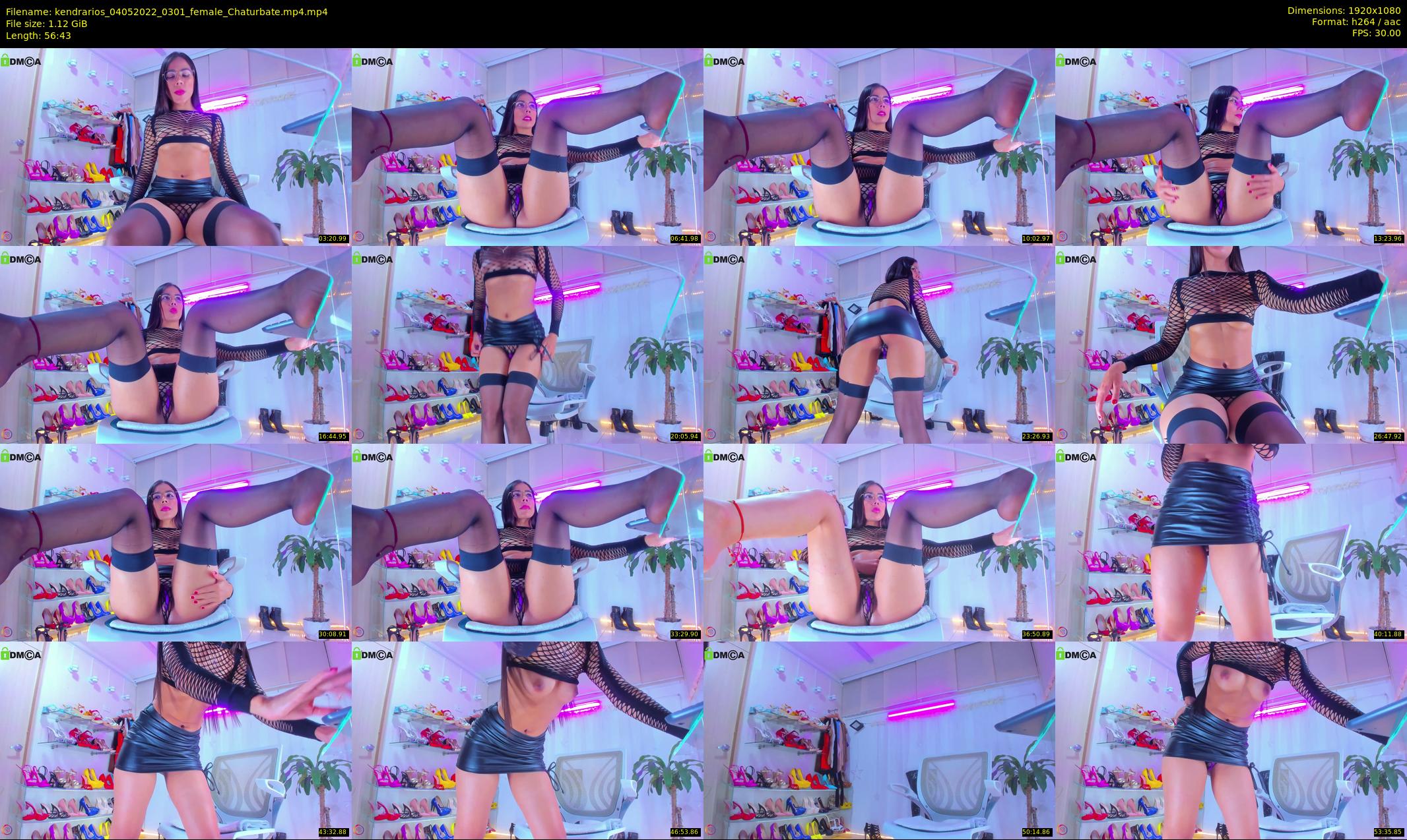 kendrarios — 57 minute Chaturbate female cam show recording, 1080p, May 4, 2022