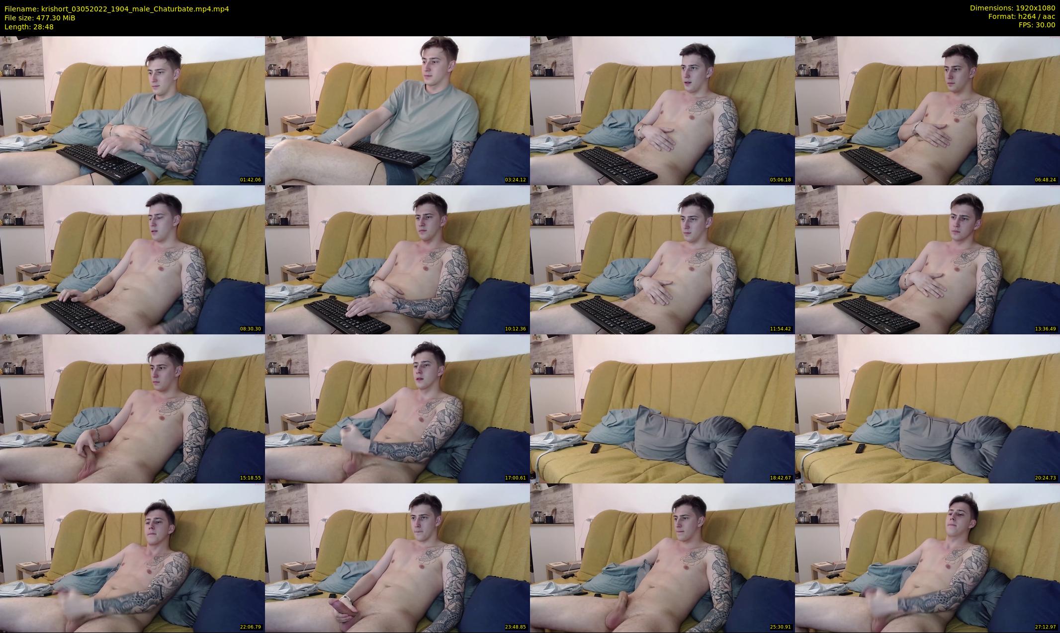 krishort — 29 minute Chaturbate male cam show recording, 1080p, May 3, 2022