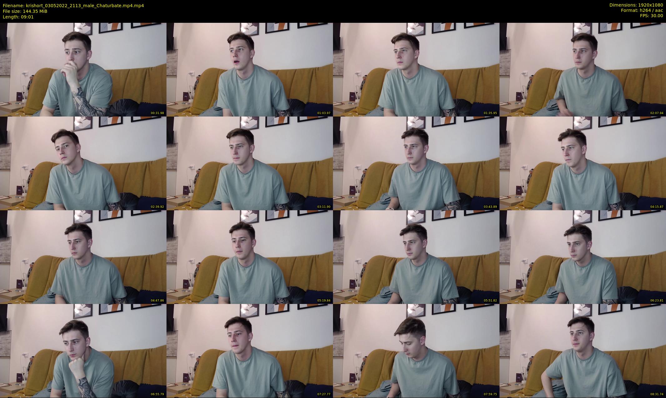 krishort — 10 minute Chaturbate male cam show recording, 1080p, May 3, 2022