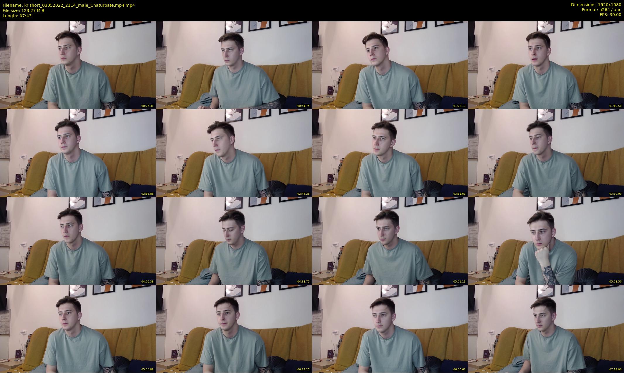 krishort — 8 minute Chaturbate male cam show recording, 1080p, May 3, 2022