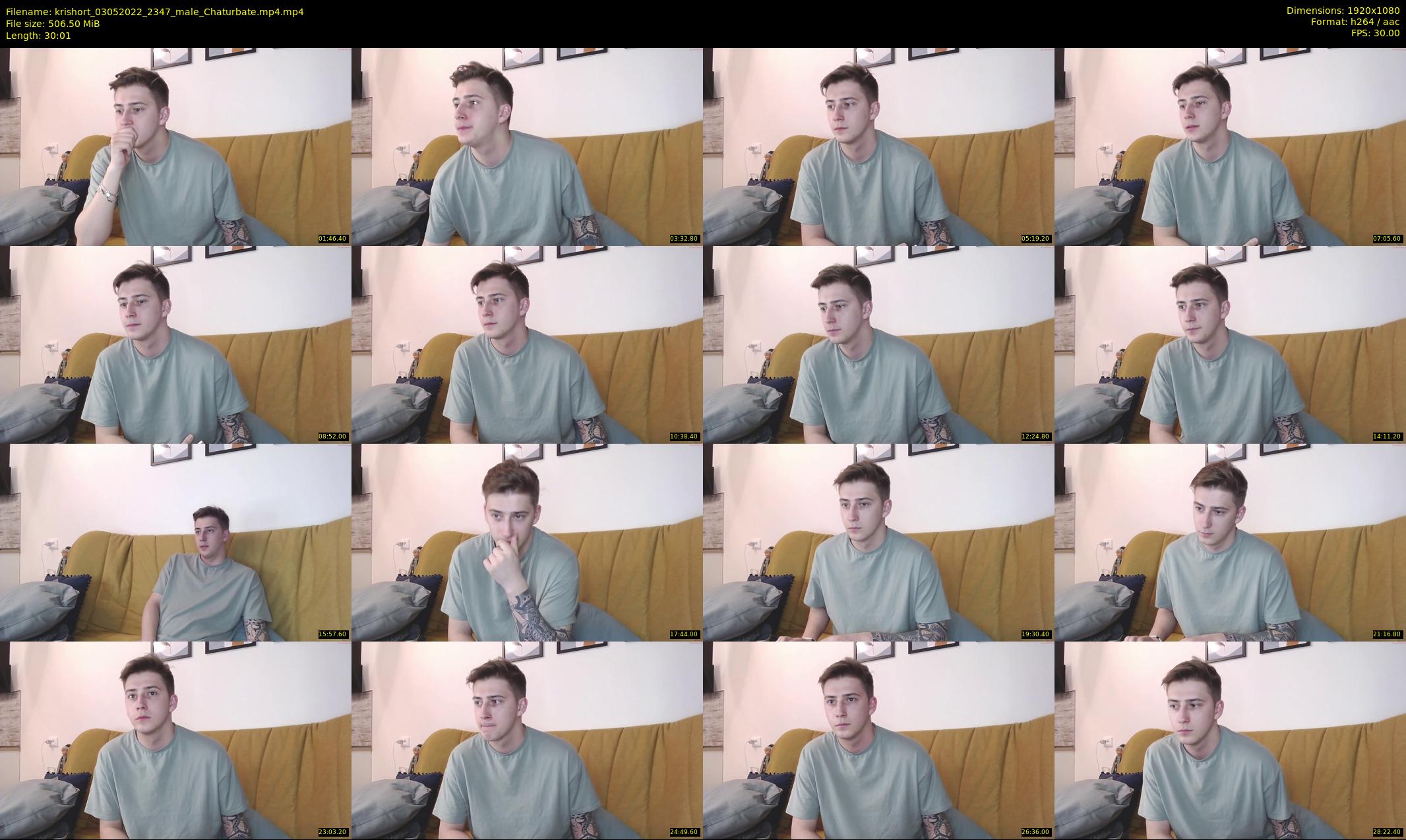 krishort — 31 minute Chaturbate male cam show recording, 1080p, May 3, 2022