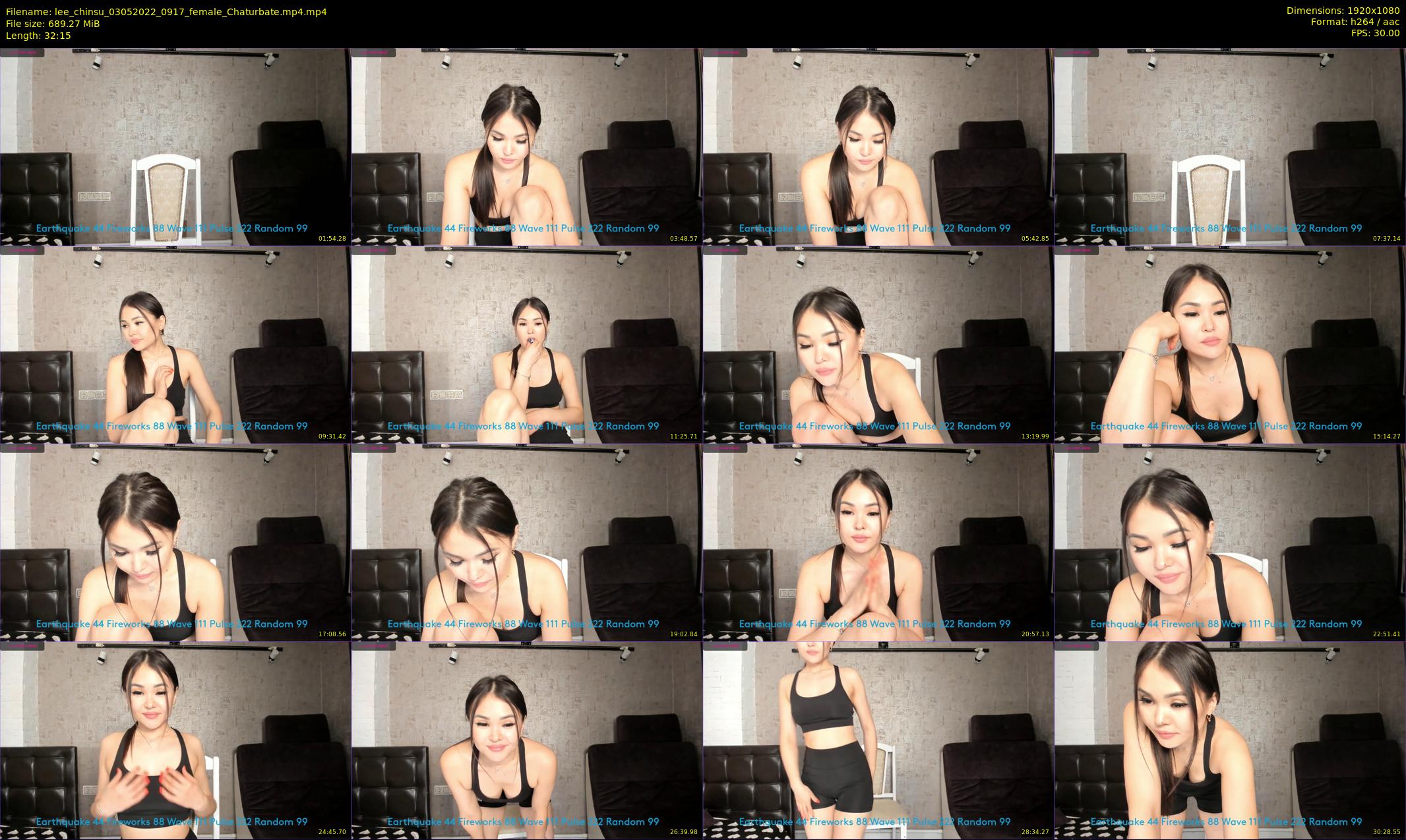 lee_chinsu — 33 minute Chaturbate female cam show recording, 1080p, May 3, 2022