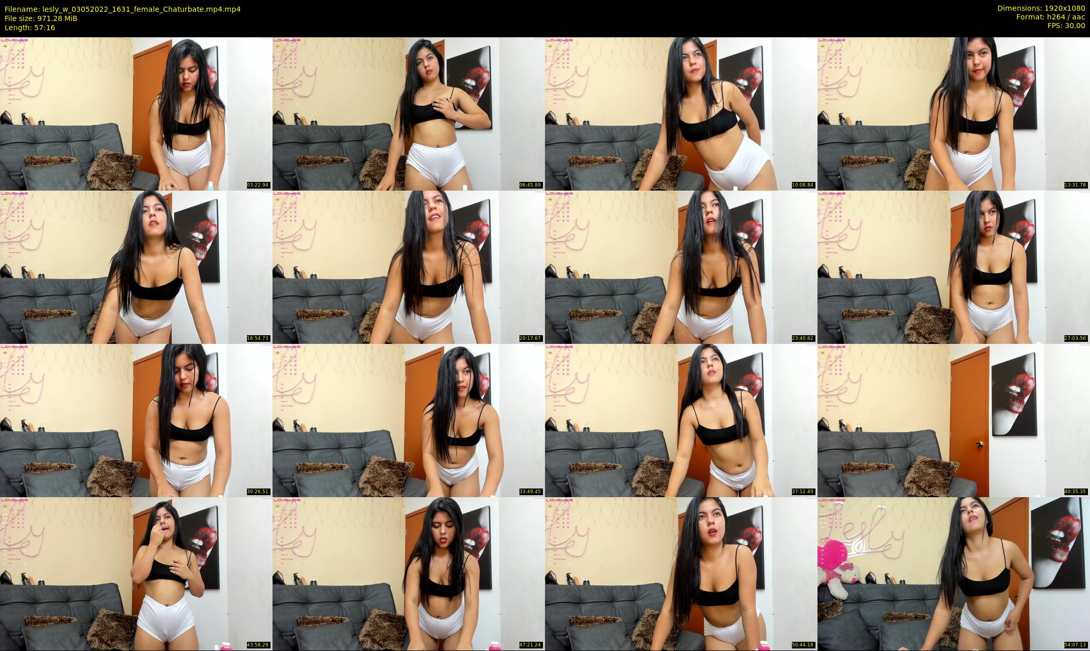 lesly_w — 58 minute Chaturbate female cam show recording, 1080p, May 3, 2022