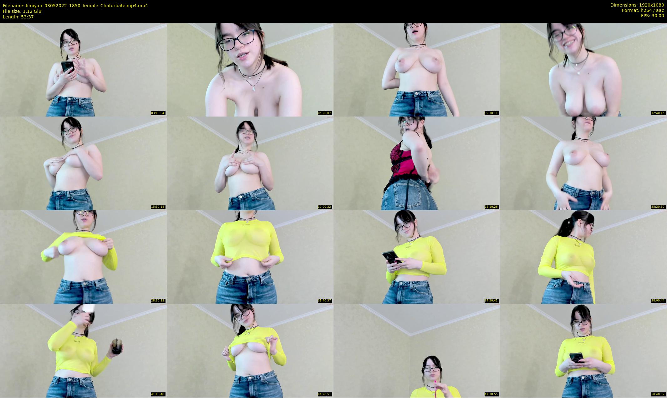 limiyan — 54 minute Chaturbate couple cam show recording, 1080p, May 3, 2022