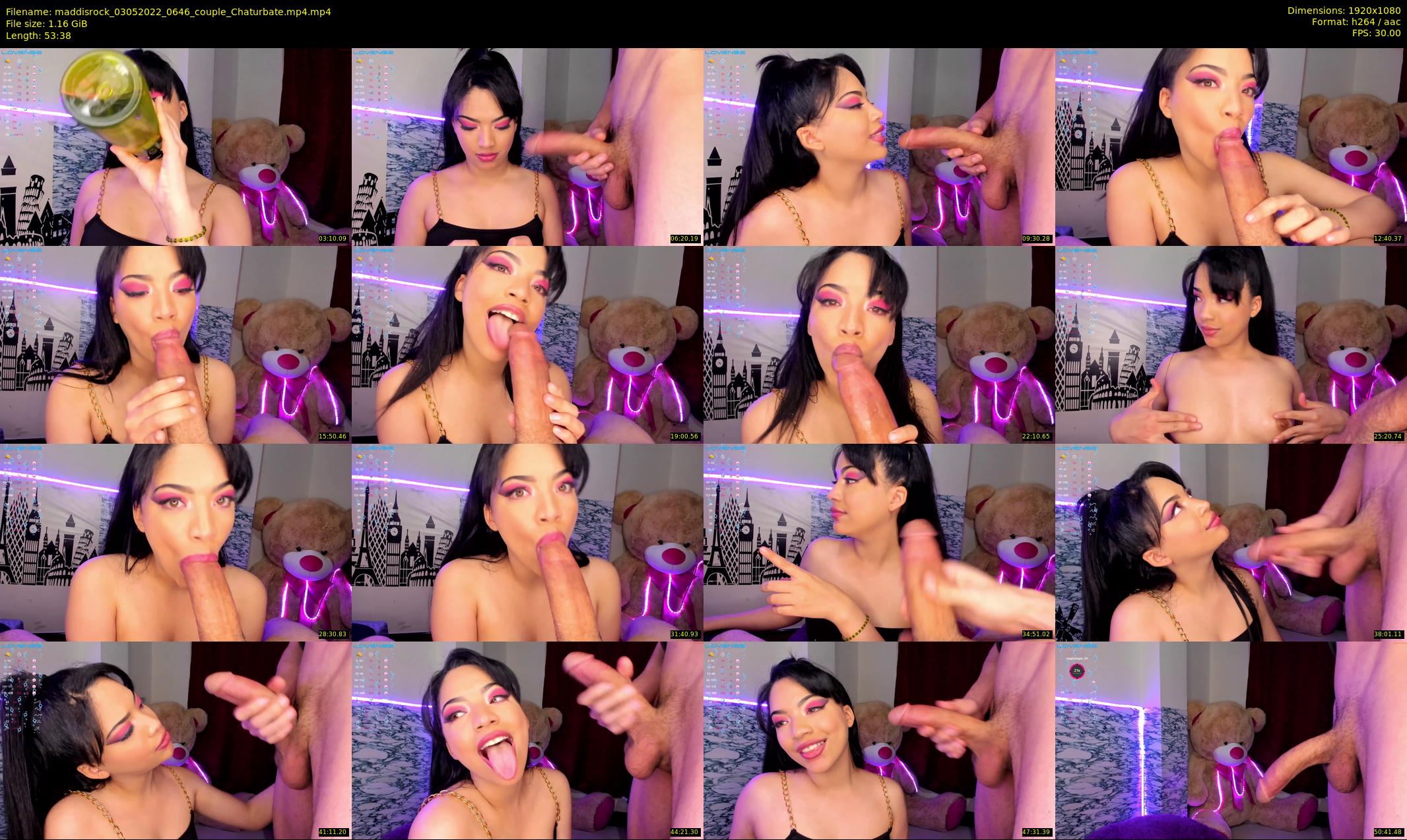 maddisrock — 54 minute Chaturbate couple cam show recording, 1080p, May 3, 2022