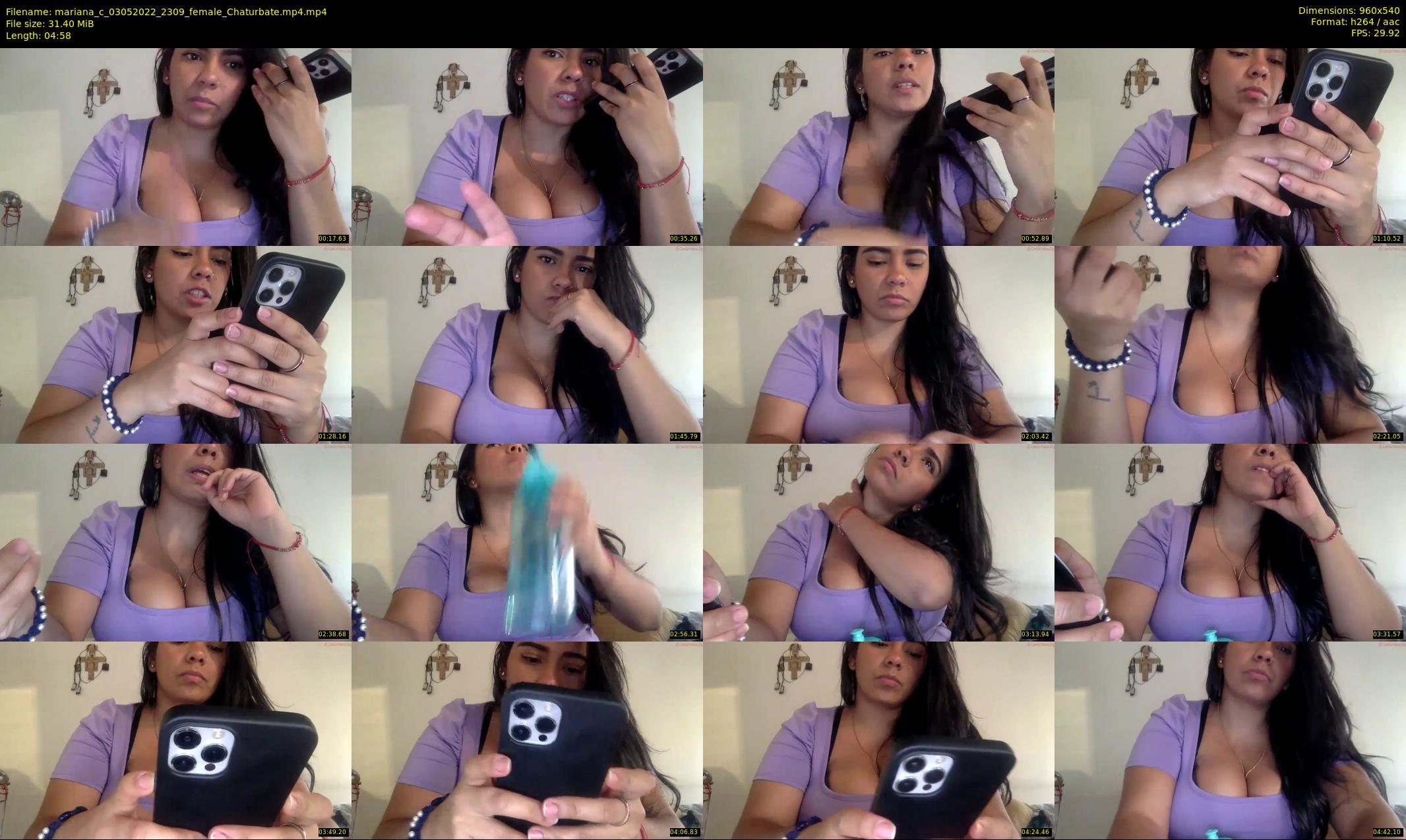 mariana_c — 5 minute Chaturbate female cam show recording, 480p, May 3, 2022