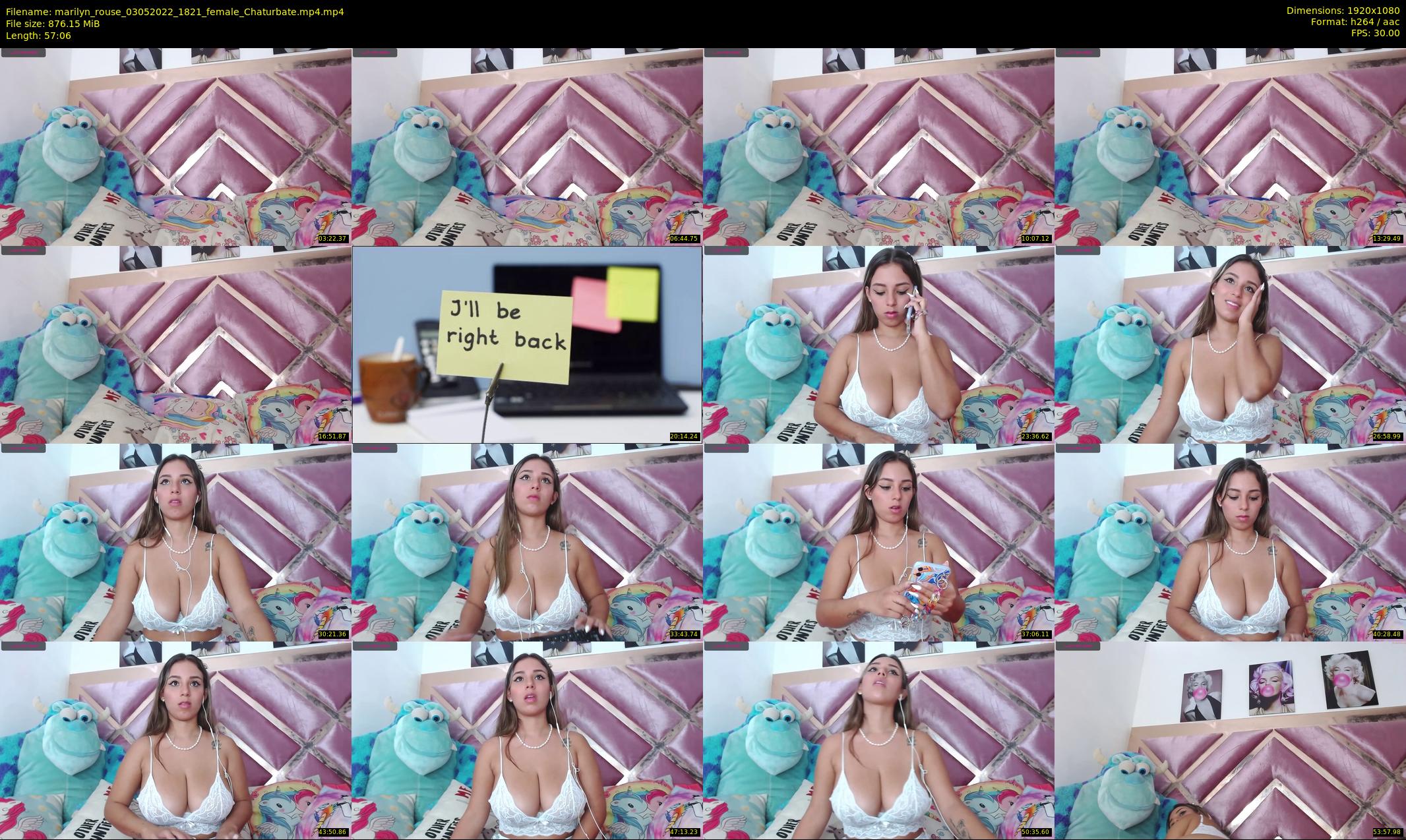 marilyn_rouse — 58 minute Chaturbate female cam show recording, 1080p, May 3, 2022