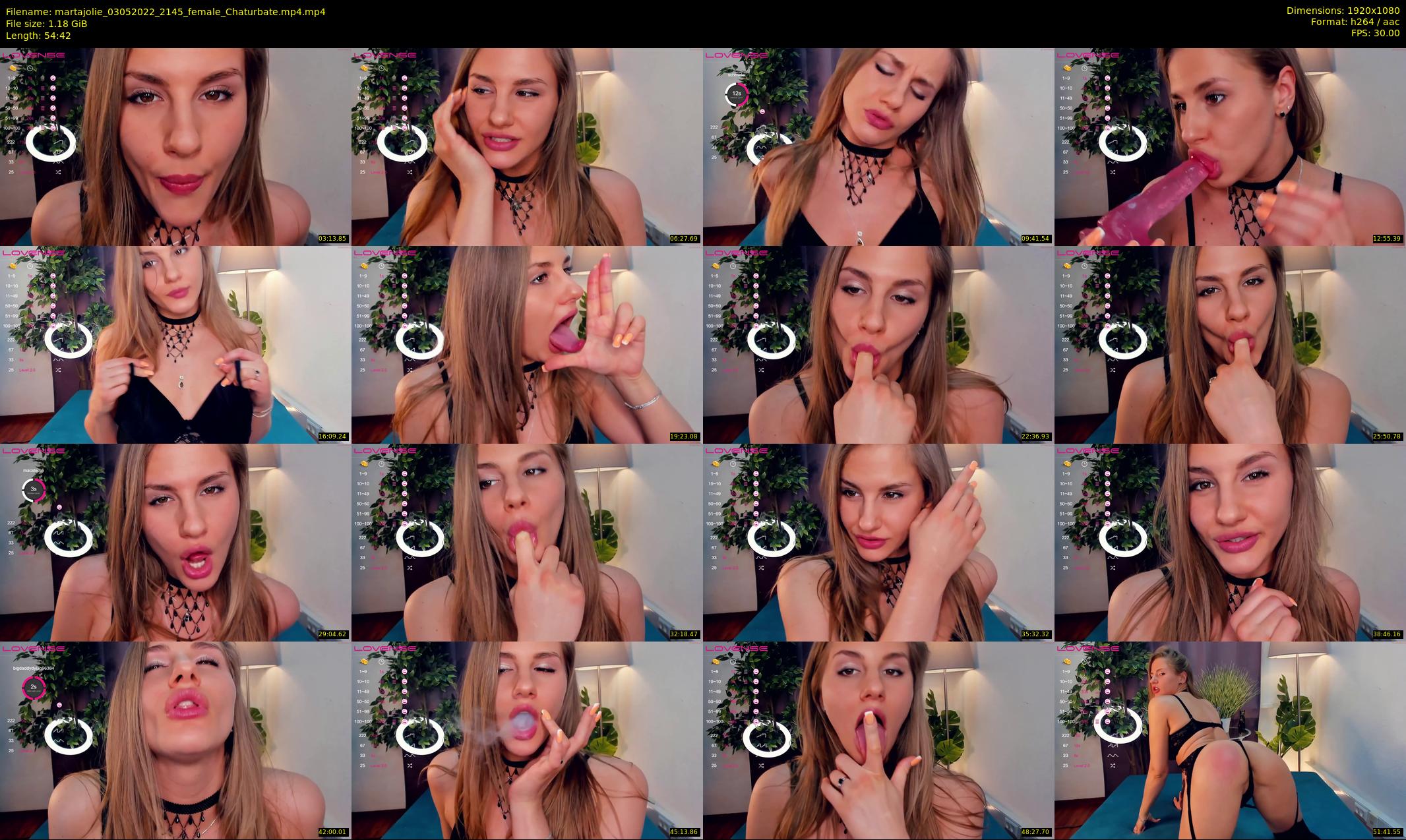 martajolie — 55 minute Chaturbate female cam show recording, 1080p, May 3, 2022