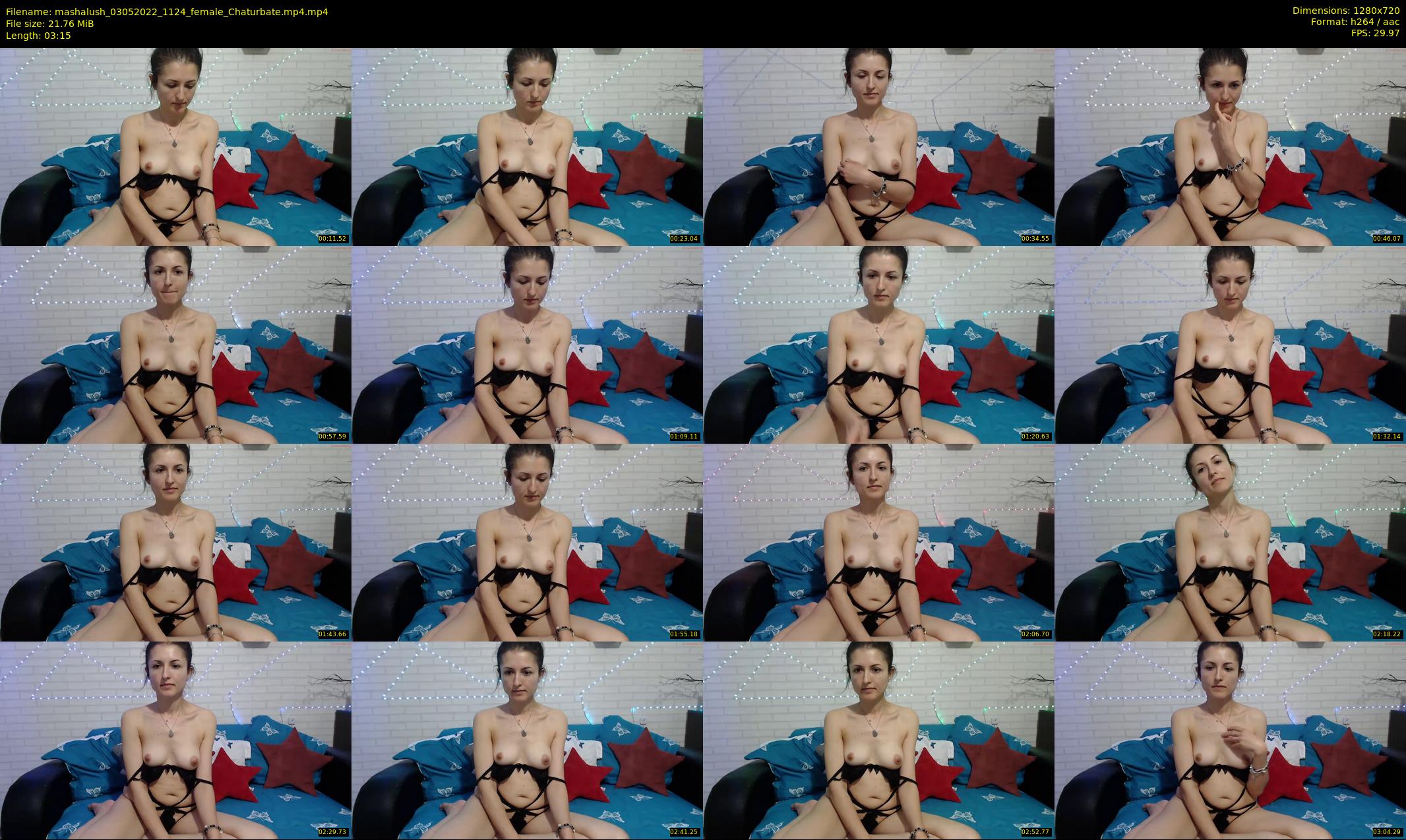 mashalush — 4 minute Chaturbate female cam show recording, 720p, May 3, 2022