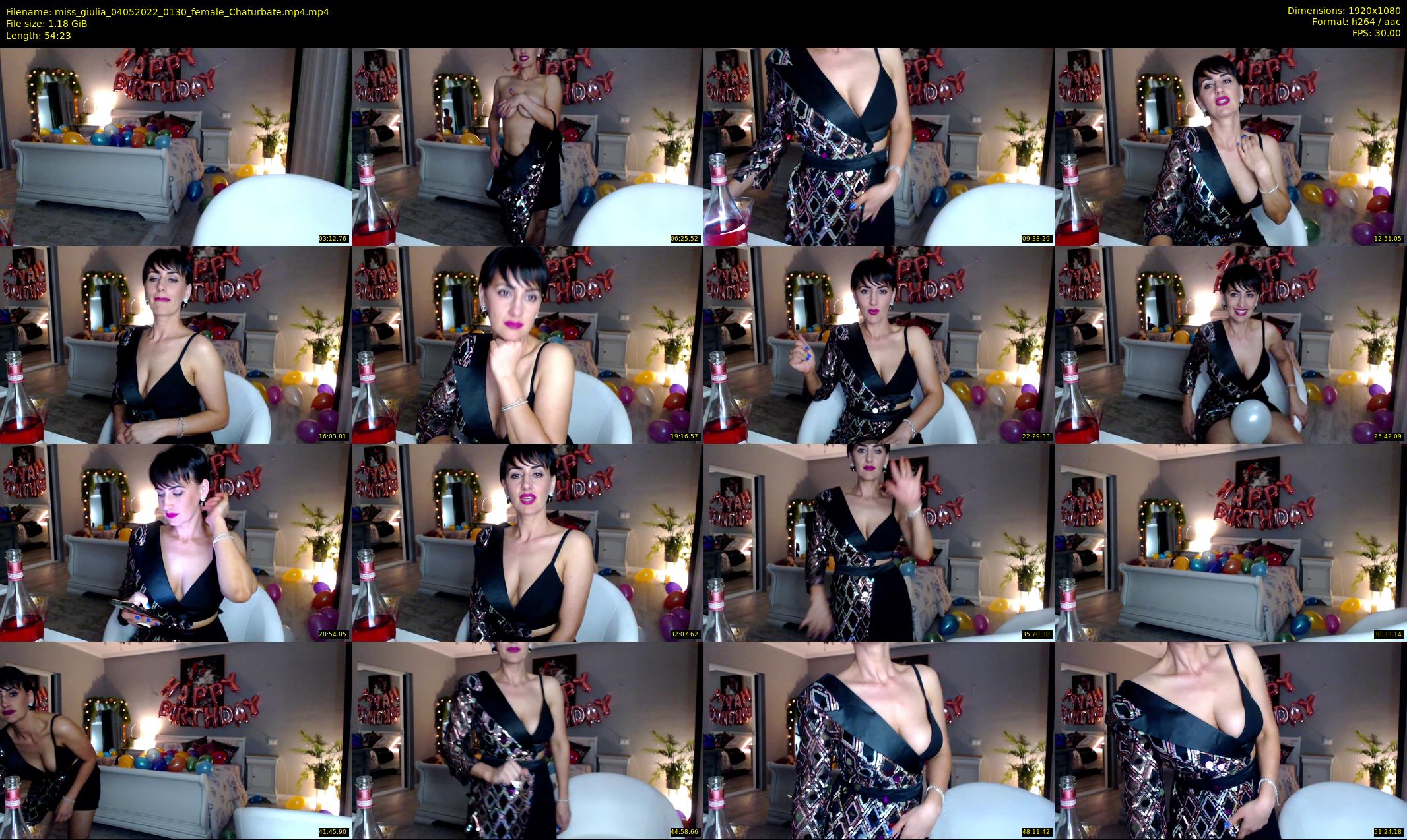 miss_giulia — 55 minute Chaturbate female cam show recording, 1080p, May 4, 2022