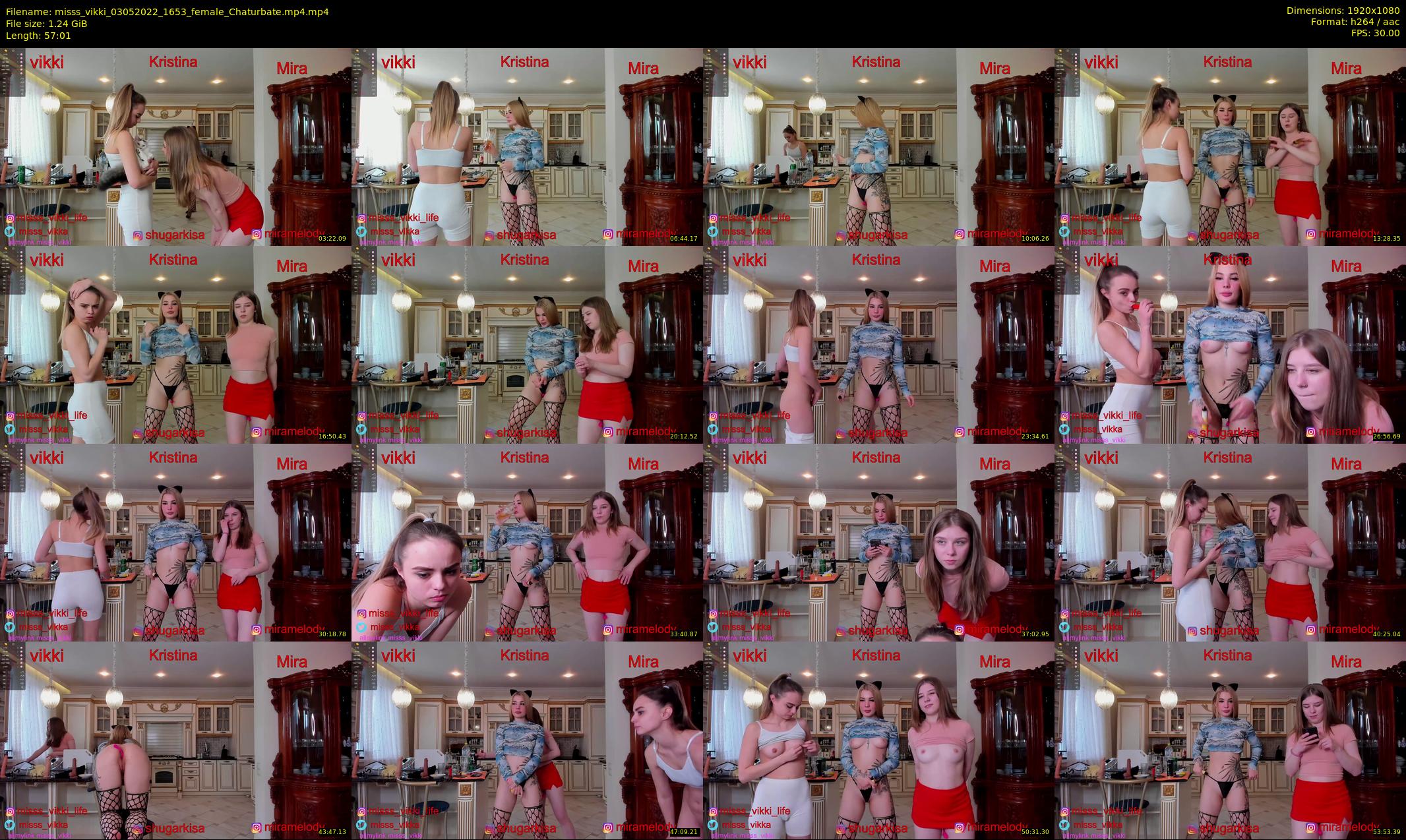 misss_vikki — 58 minute Chaturbate female cam show recording, 1080p, May 3, 2022