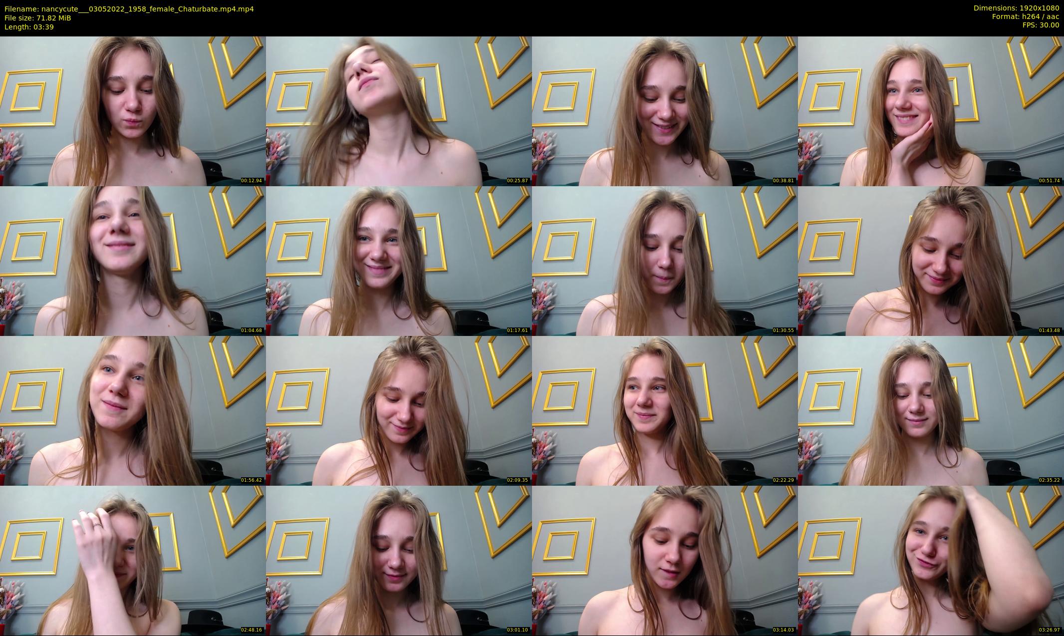 nancycute__ — 4 minute Chaturbate female cam show recording, 1080p, May 3, 2022