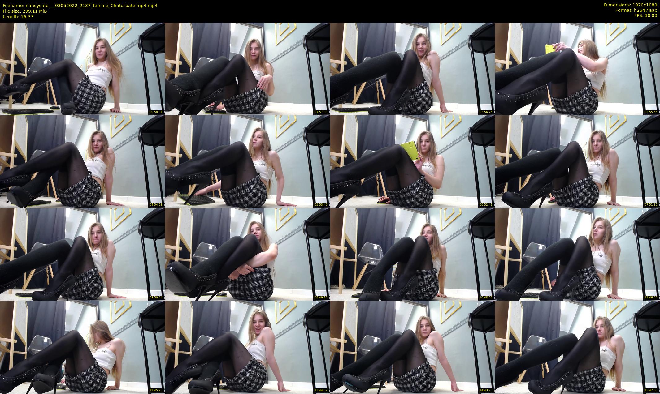 nancycute__ — 17 minute Chaturbate female cam show recording, 1080p, May 3, 2022