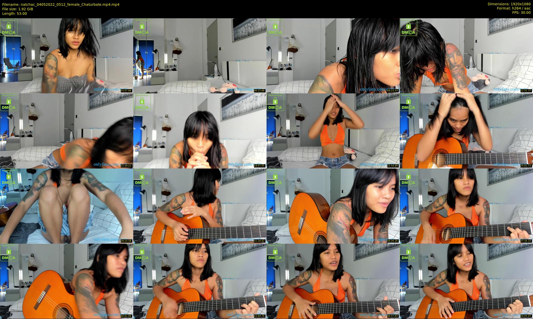 natchac — 53 minute Chaturbate female cam show recording, 1080p, May 4, 2022