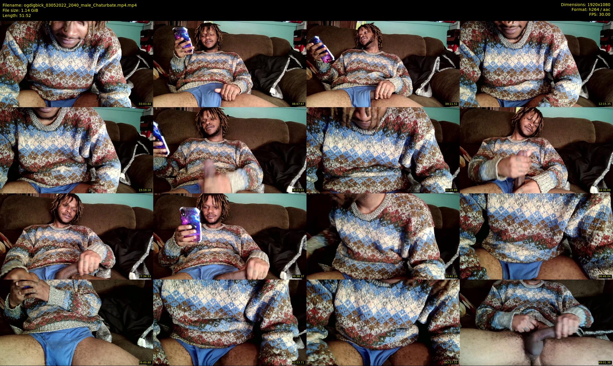 ogdigbick — 52 minute Chaturbate male cam show recording, 1080p, May 3, 2022