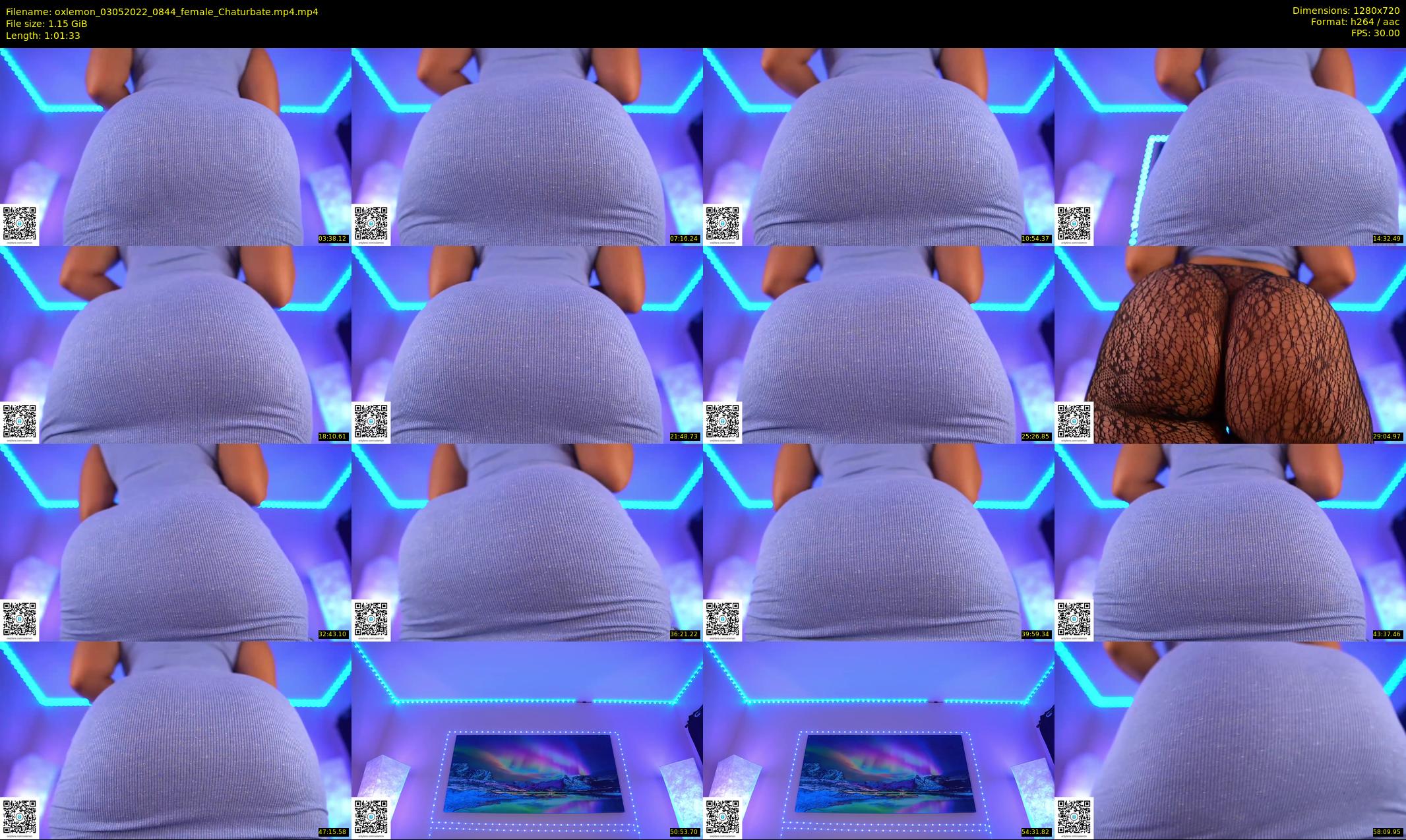 oxlemon — 62 minute Chaturbate female cam show recording, 720p, May 3, 2022