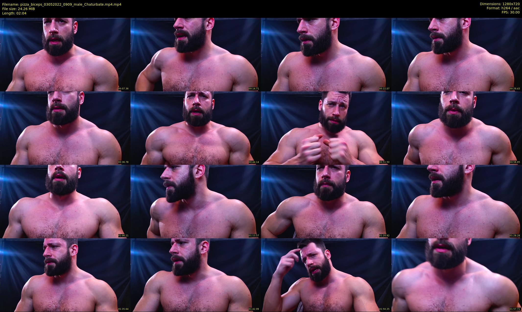 pizza_biceps — 3 minute Chaturbate male cam show recording, 720p, May 3, 2022