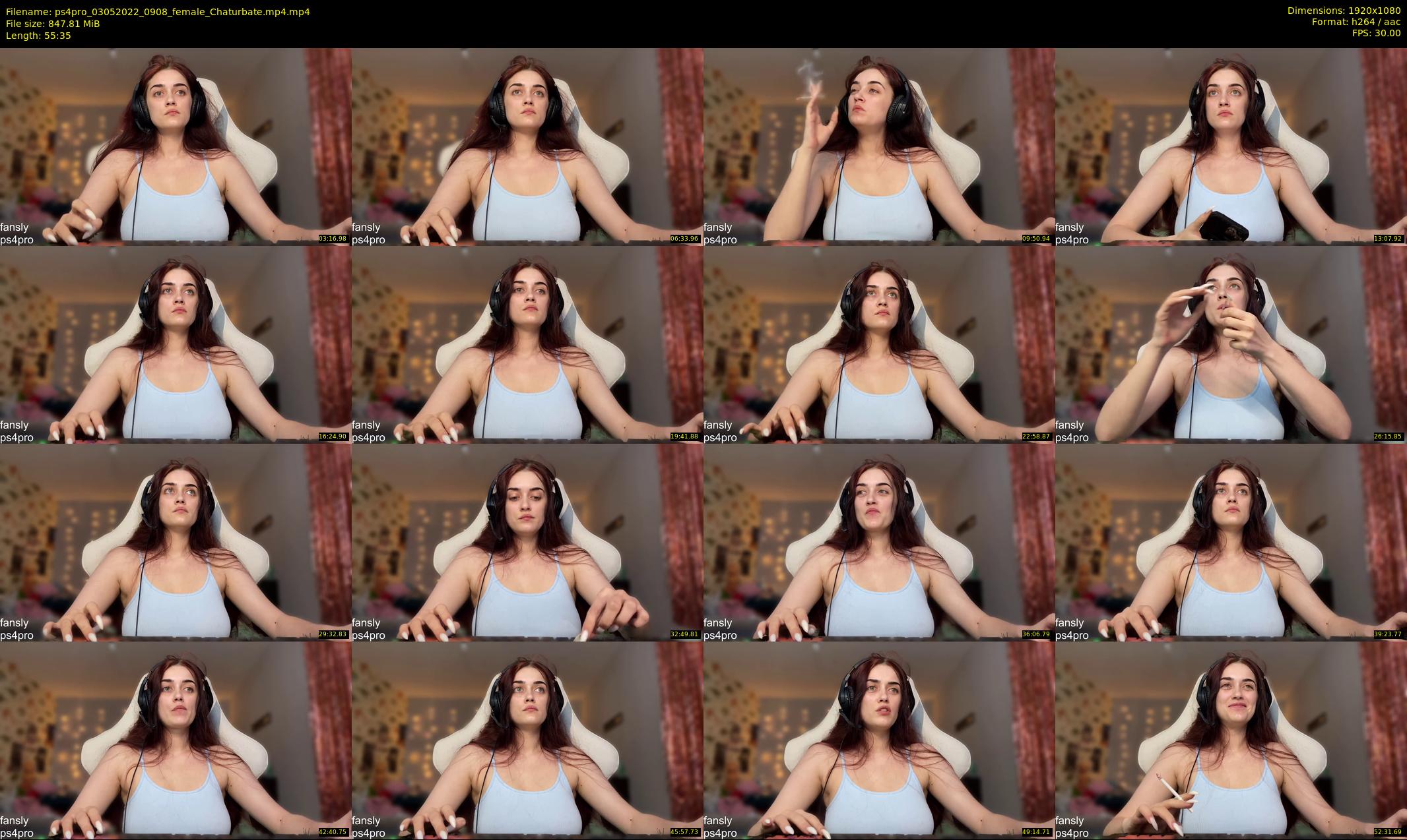 ps4pro — 56 minute Chaturbate female cam show recording, 1080p, May 3, 2022