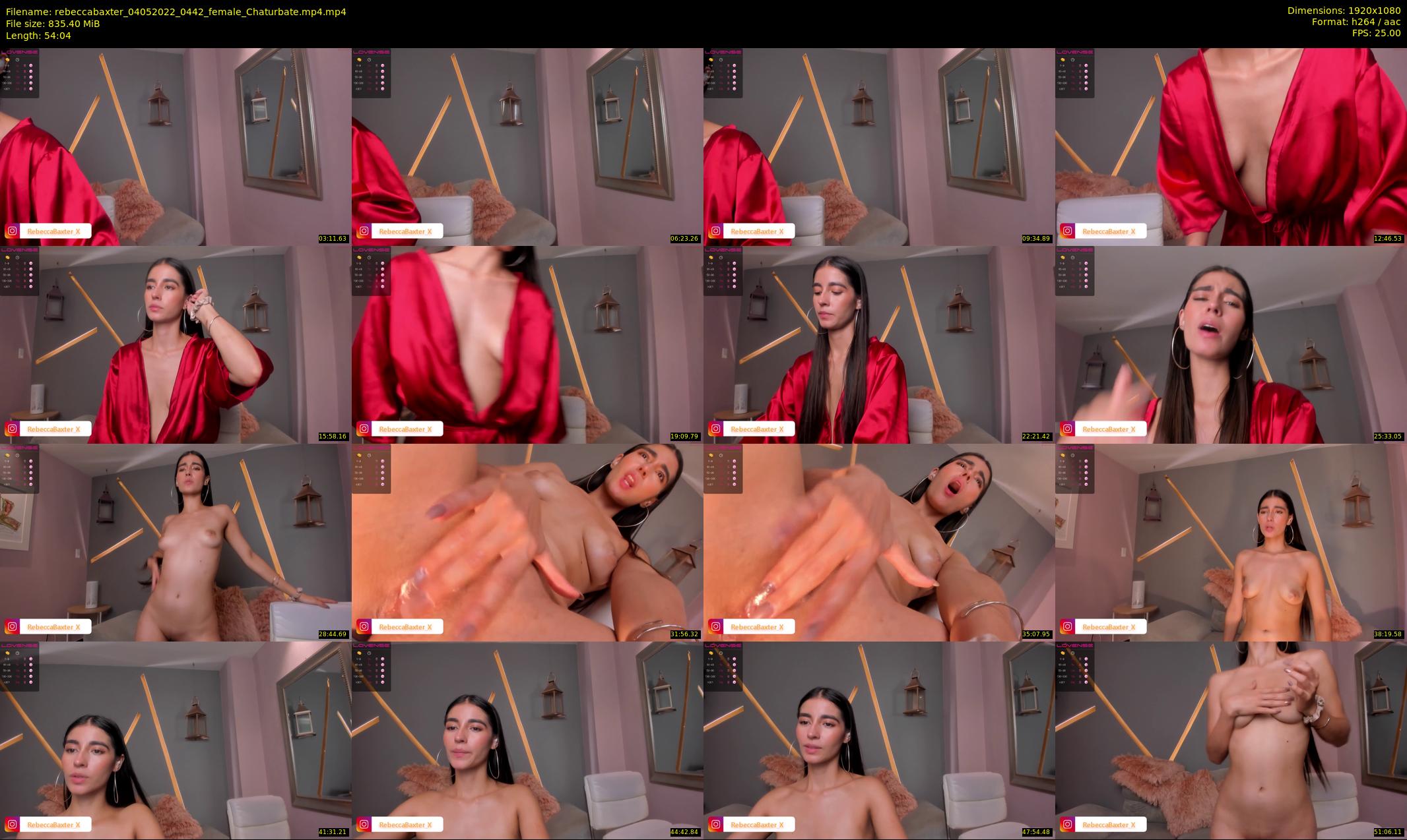 rebeccabaxter — 55 minute Chaturbate female cam show recording, 1080p, May 4, 2022