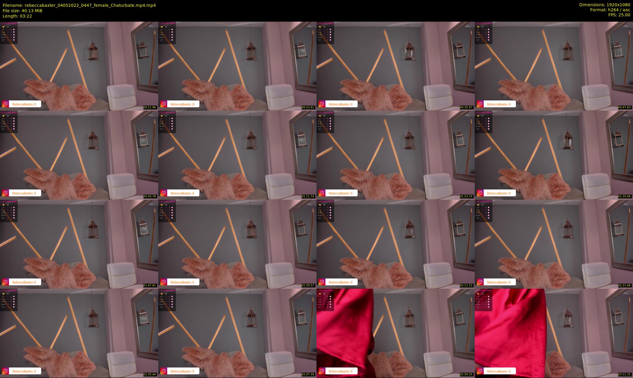 rebeccabaxter — 4 minute Chaturbate female cam show recording, 1080p, May 4, 2022