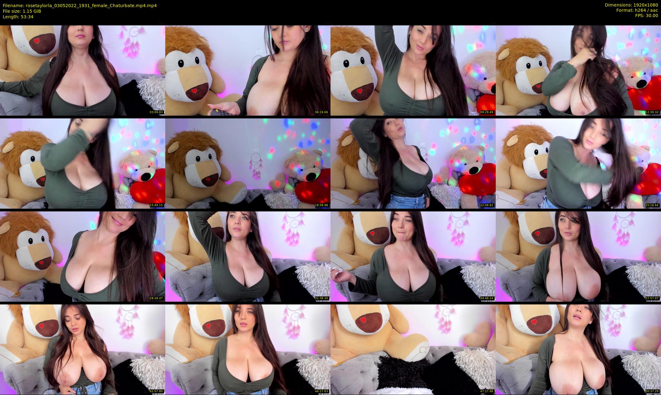 rosetaylorla — 54 minute Chaturbate female cam show recording, 1080p, May 3, 2022